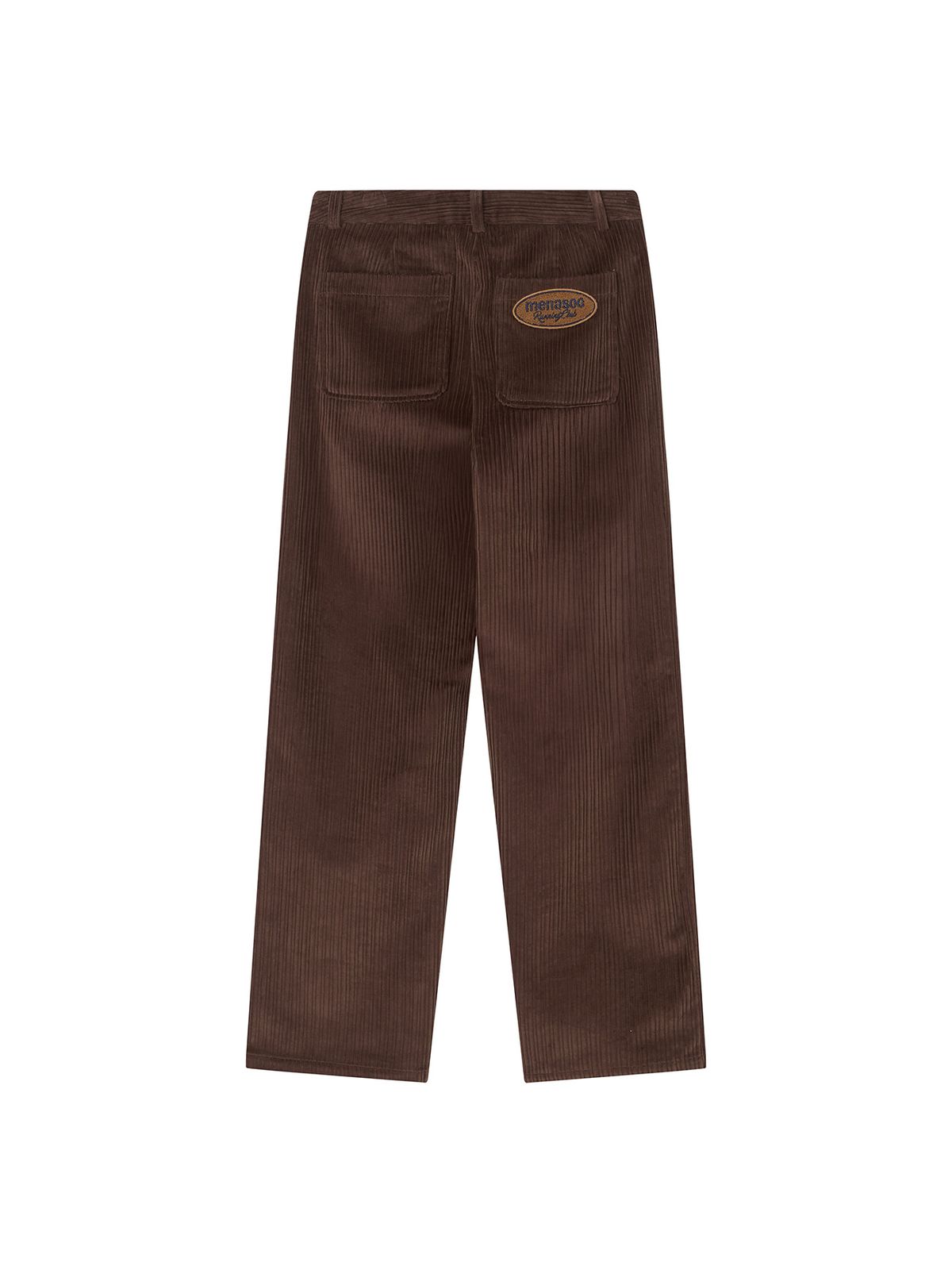 미나수(MENASOO) Corduroy Straight Pants_Brown