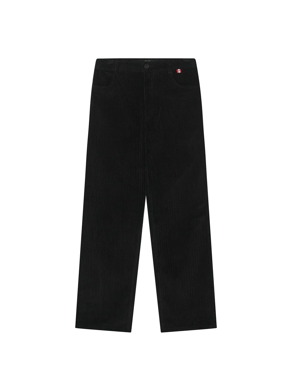 미나수(MENASOO) Corduroy Straight Pants_Black