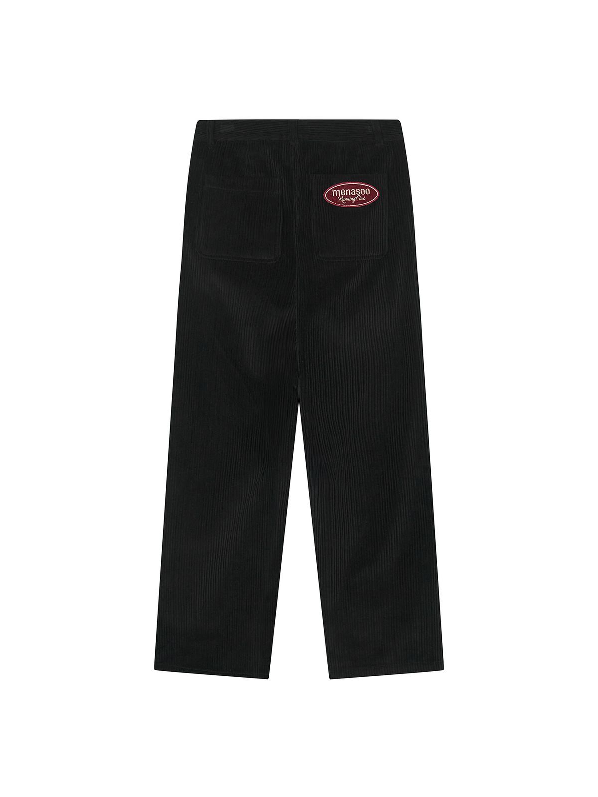 미나수(MENASOO) Corduroy Straight Pants_Black