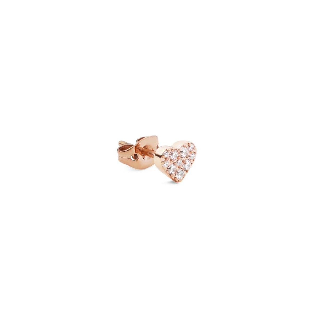 다니엘 웰링턴(DANIEL WELLINGTON) MICRO CRYSTAL HEART STUD 하트 큐빅 미니귀걸이