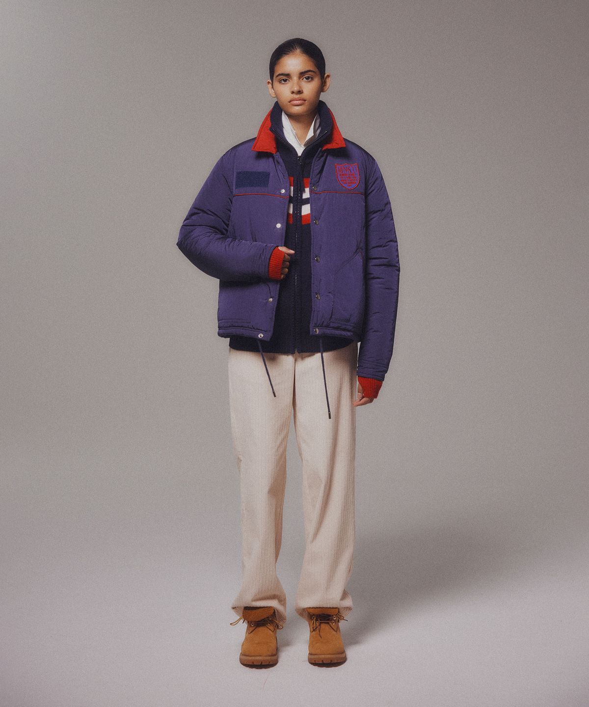 미나수(MENASOO) Padding Jacket_Navy