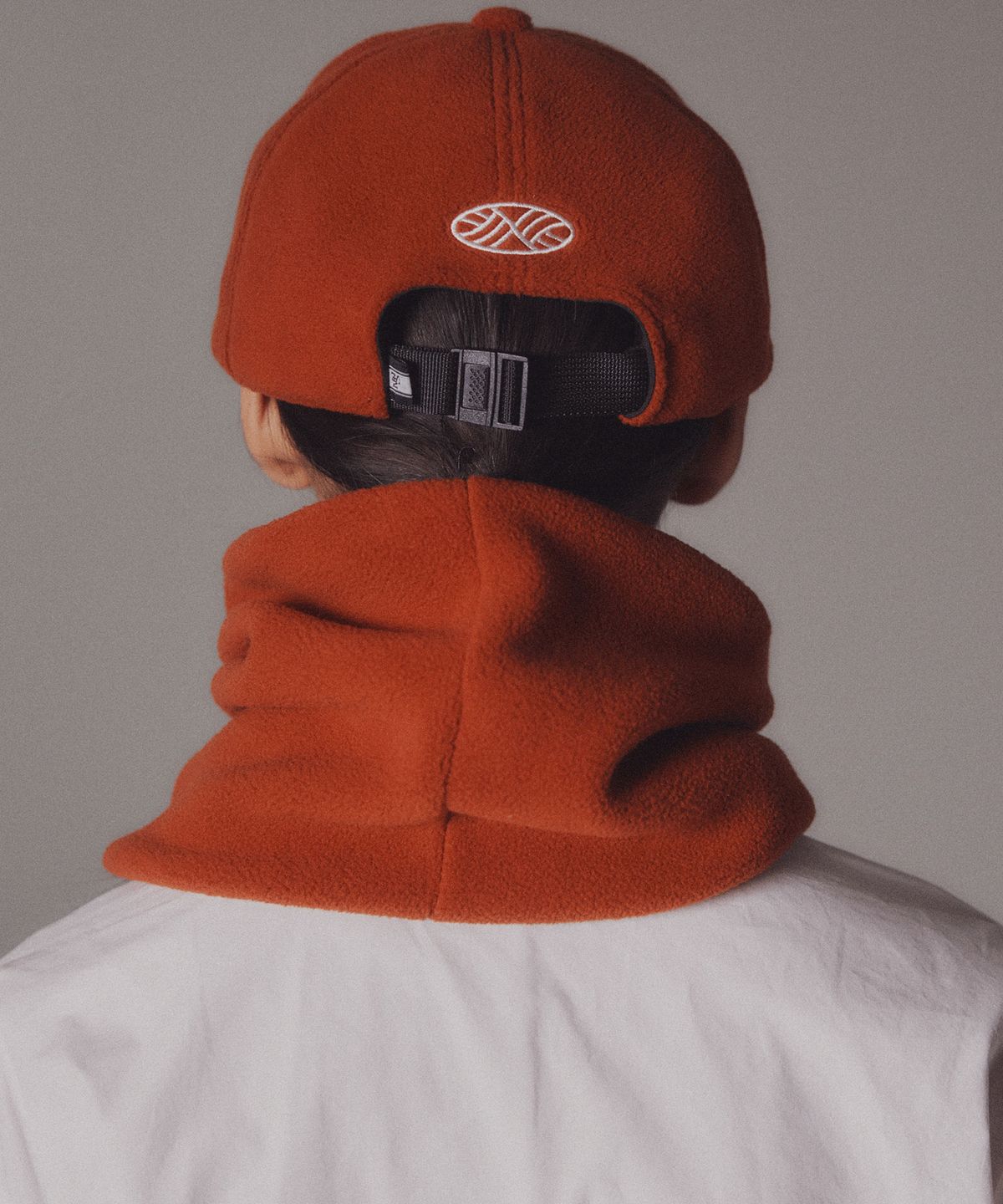 미나수(MENASOO) Hide Earmuffs Cap_Brick
