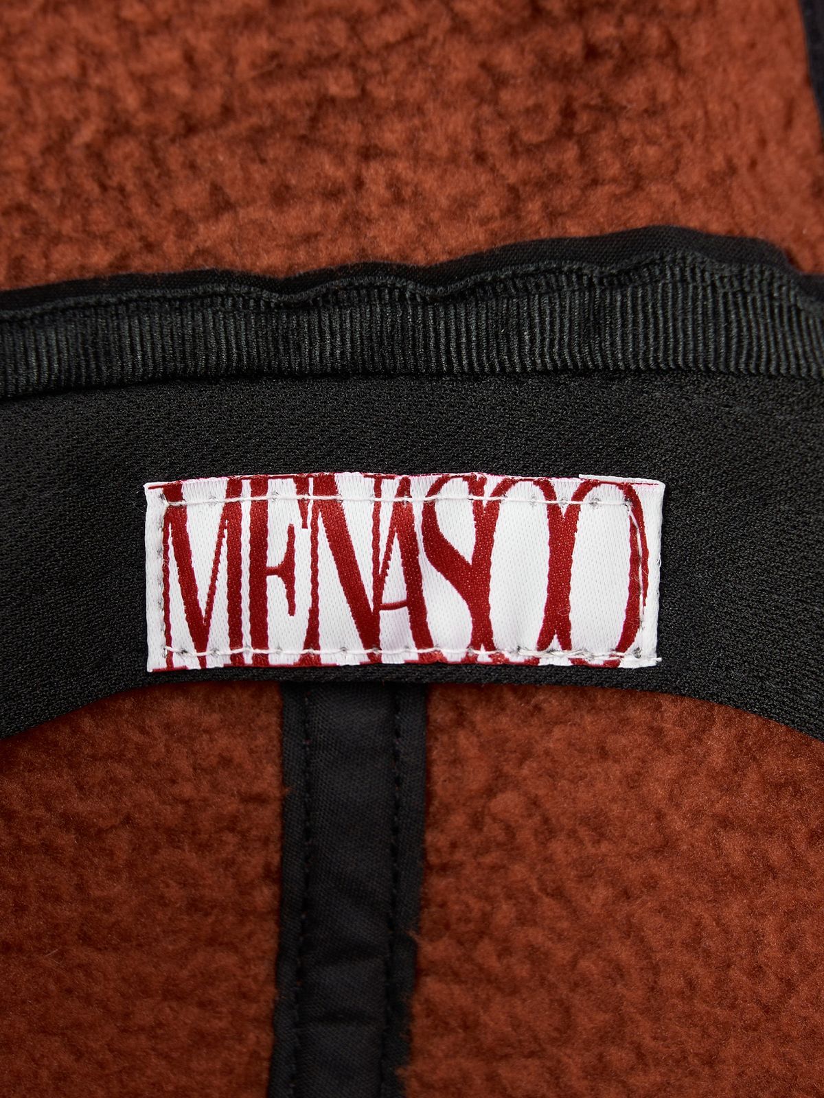 미나수(MENASOO) Hide Earmuffs Cap_Brick