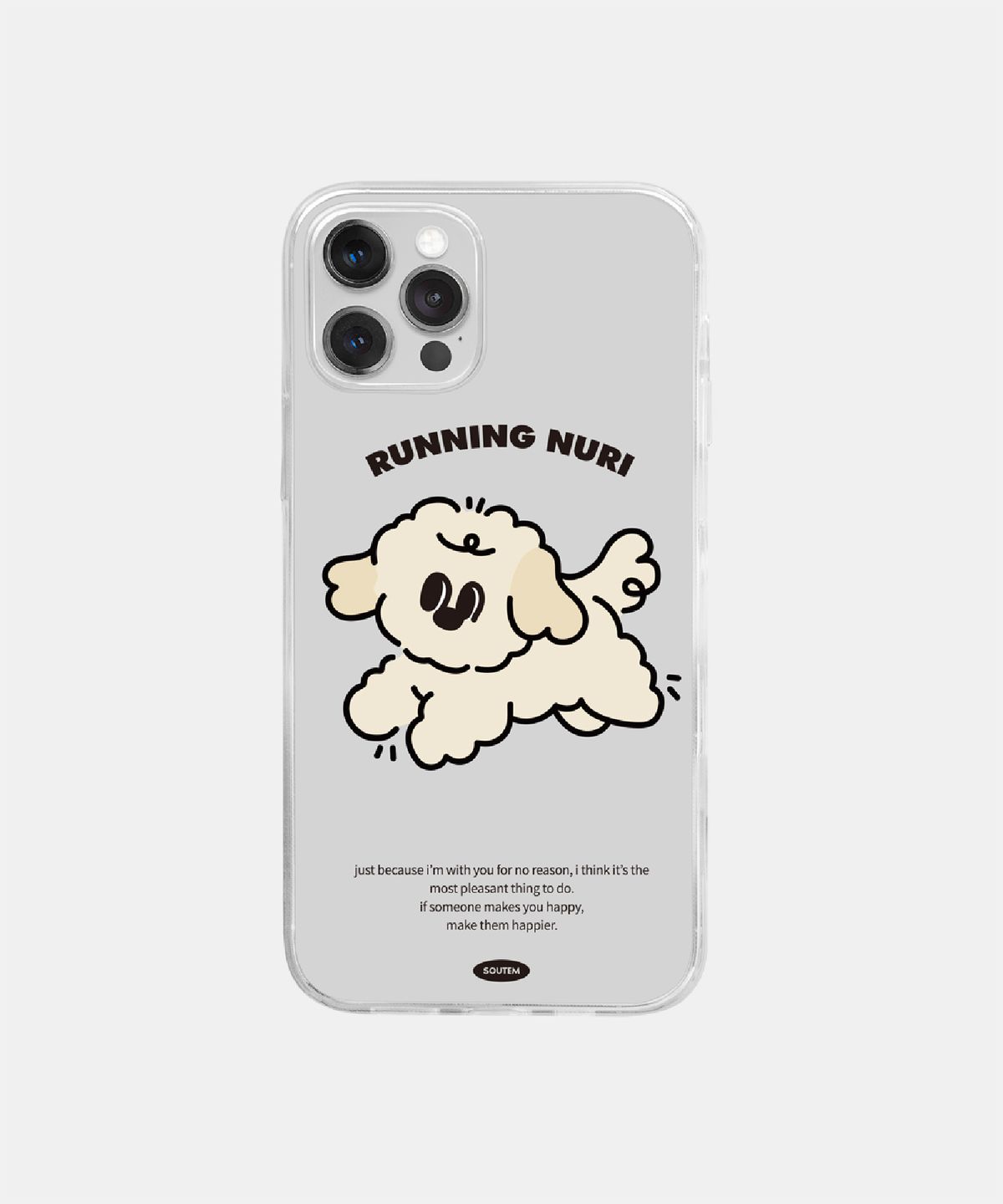 소유템(SOUTEM) Exciting Nuri Phone Case_Clear