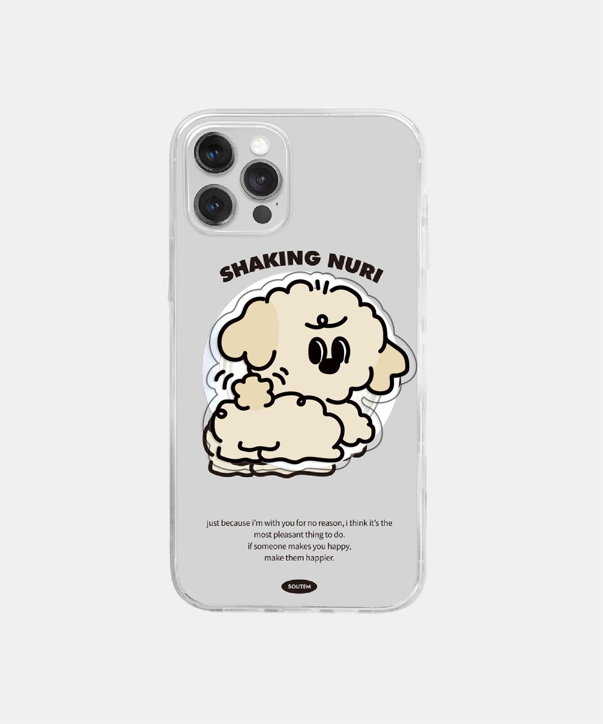 소유템(SOUTEM) [Magsafe] Exciting Nuri_Clear Phone Case Tok Set