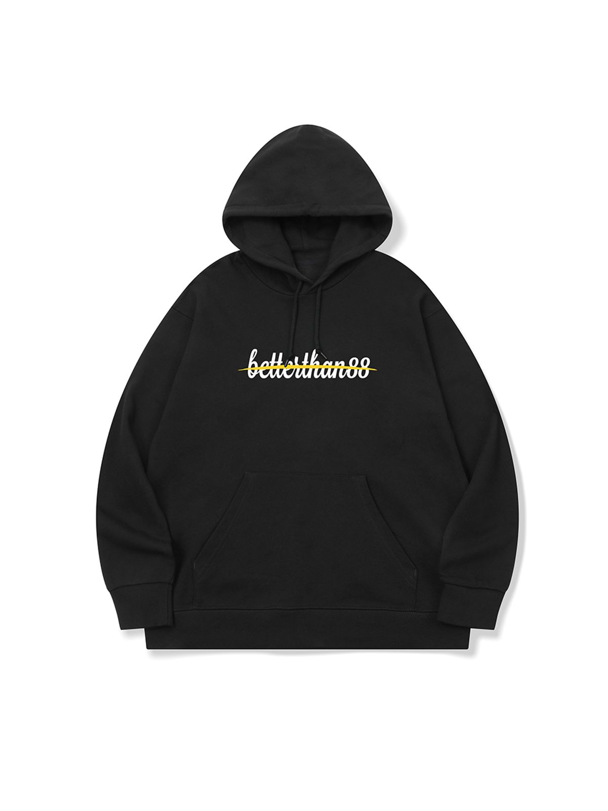 베러댄88(BETTERTHAN88) bth02 베이직 베러댄 샤샤삭 로고 후드티