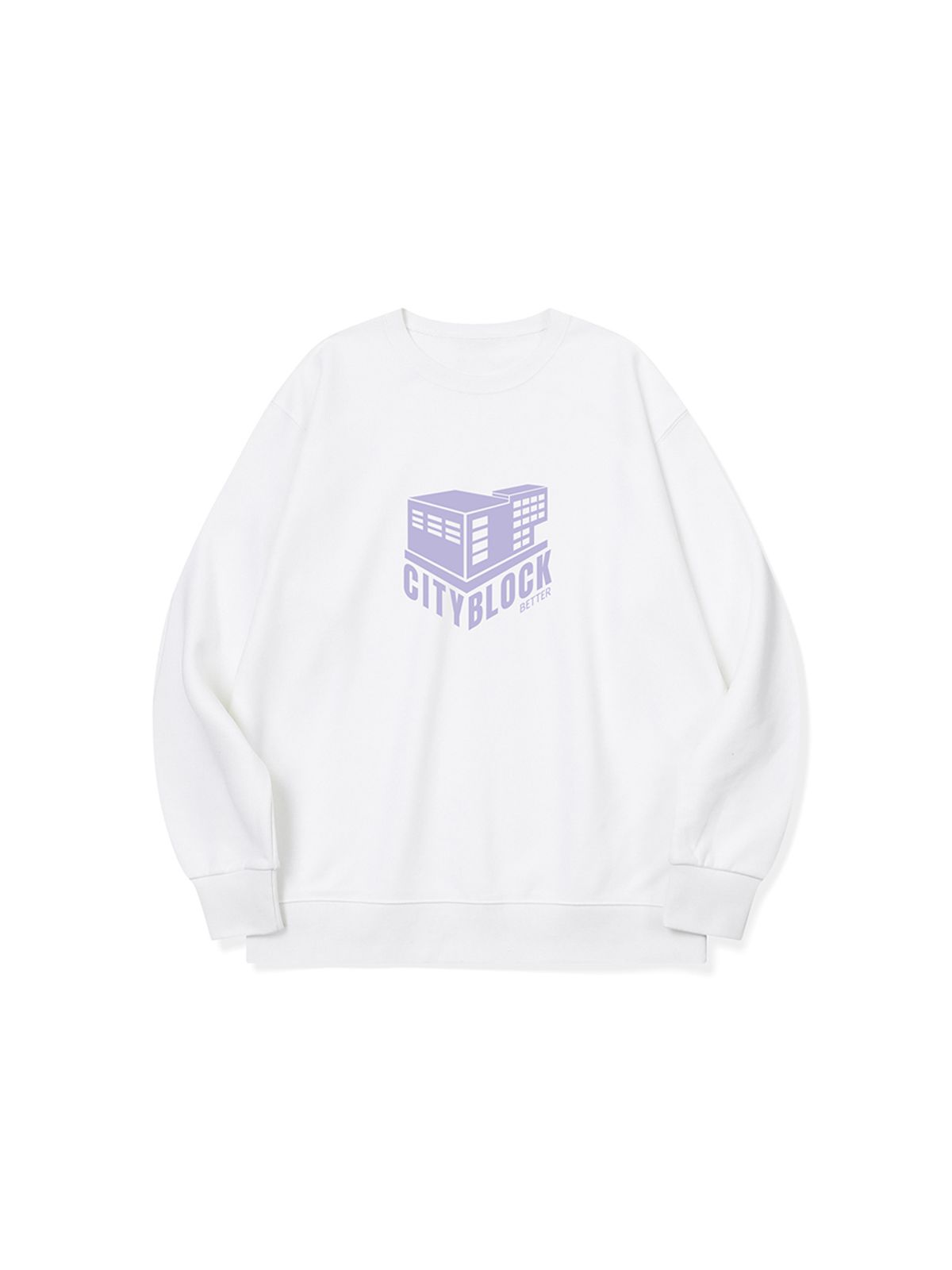 베러댄88(BETTERTHAN88) btm03 내집은 어디에 그래픽 로고 스웻셔츠
