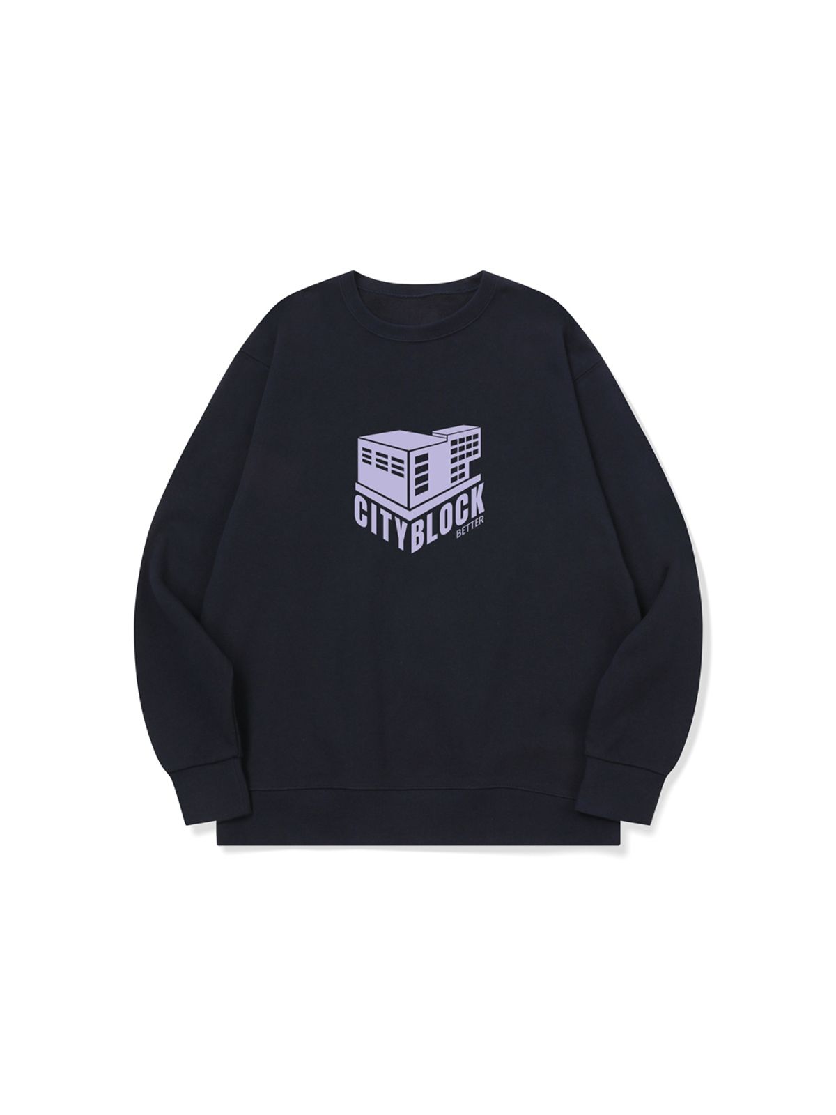 베러댄88(BETTERTHAN88) btm03 내집은 어디에 그래픽 로고 스웻셔츠