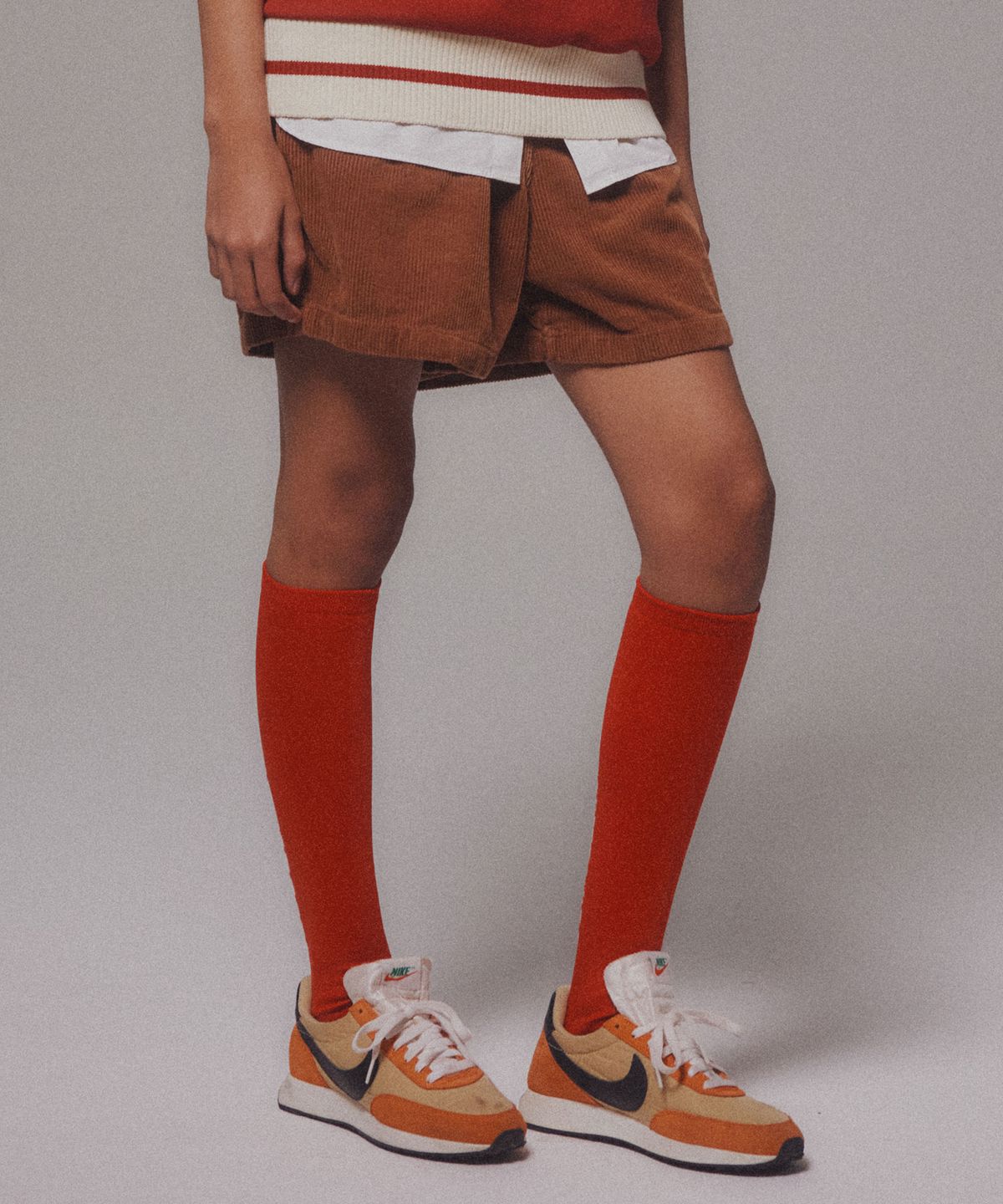 미나수(MENASOO) Leg Warmer_Red