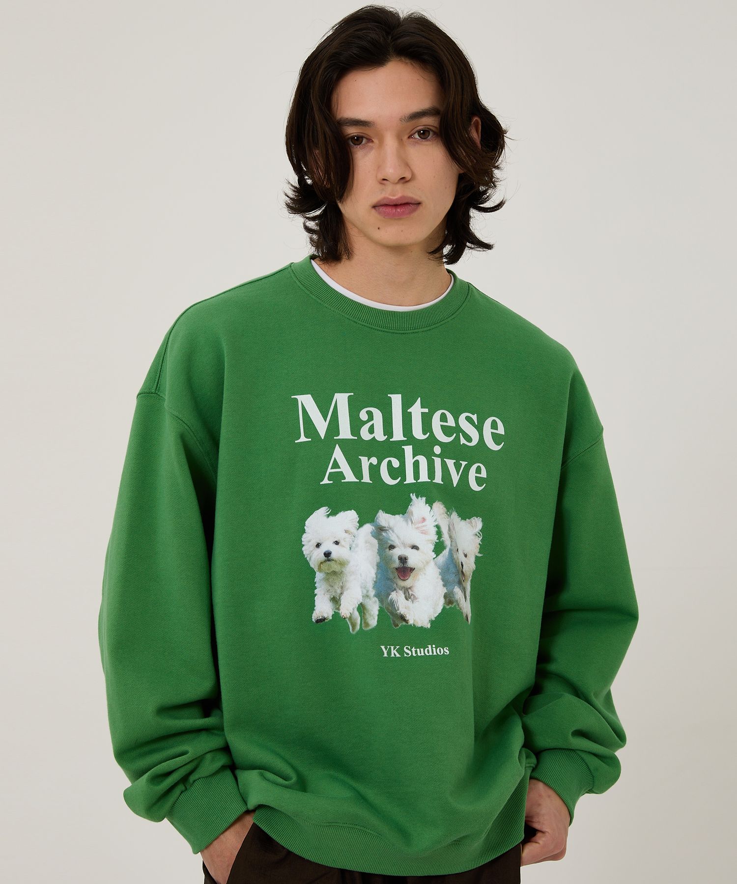 ★ Wai Kei★ Maltese Crew Man to Man Gray YK22FTS07-2 2023031414272200000052944.jpg