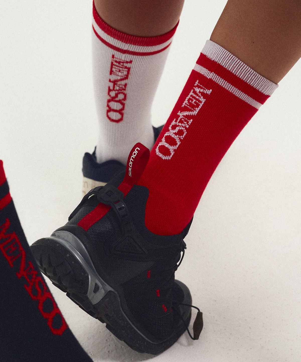 미나수(MENASOO) [10 PACK] RUNNING CREW FLOGGER FIT SOCKS_LONG