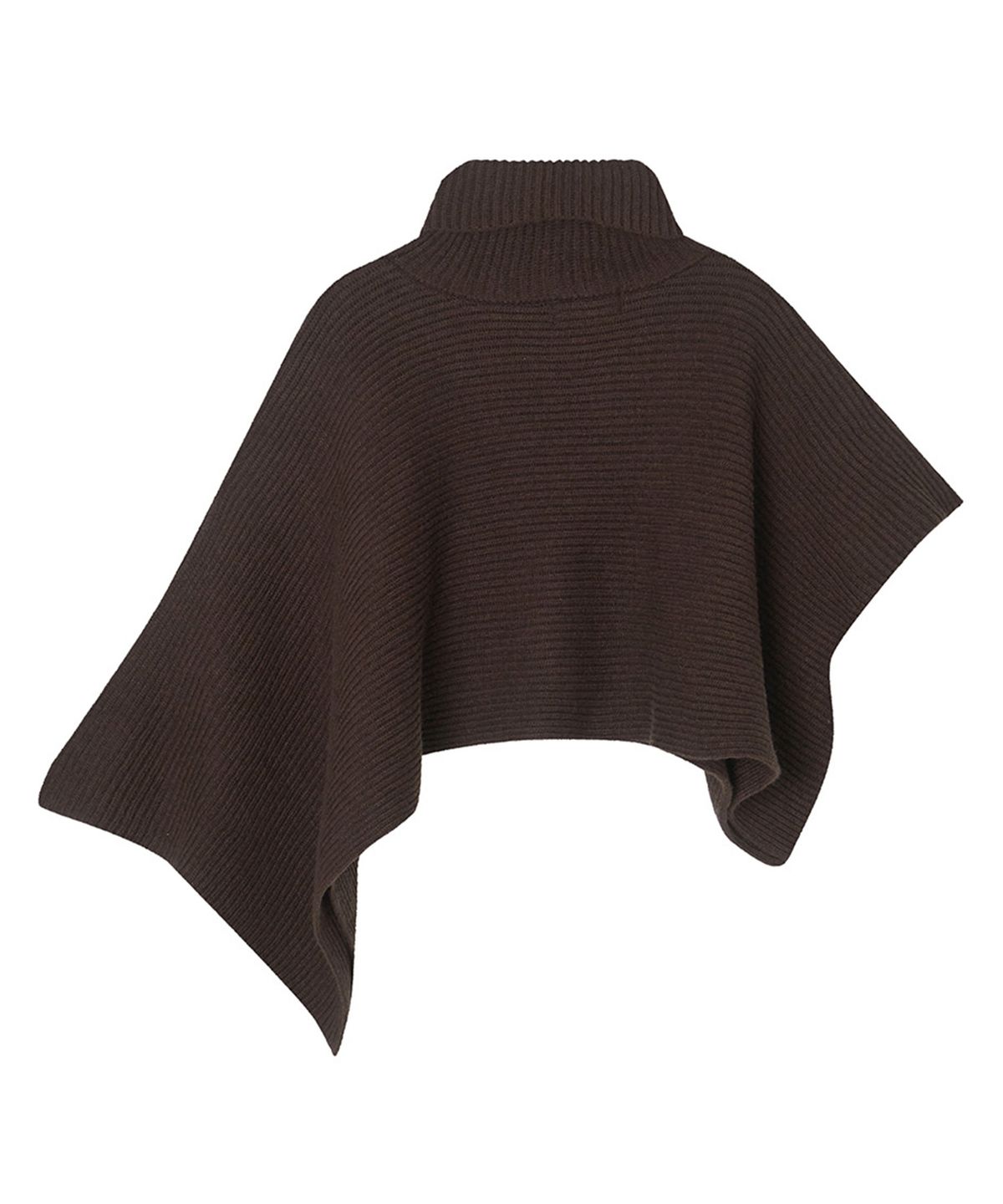 메이버유(MAYVERU) Temp Turtleneck Wool Cape Knitwear _ Brown