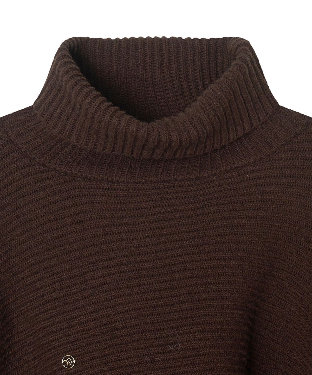 메이버유(MAYVERU) Temp Turtleneck Wool Cape Knitwear _ Brown