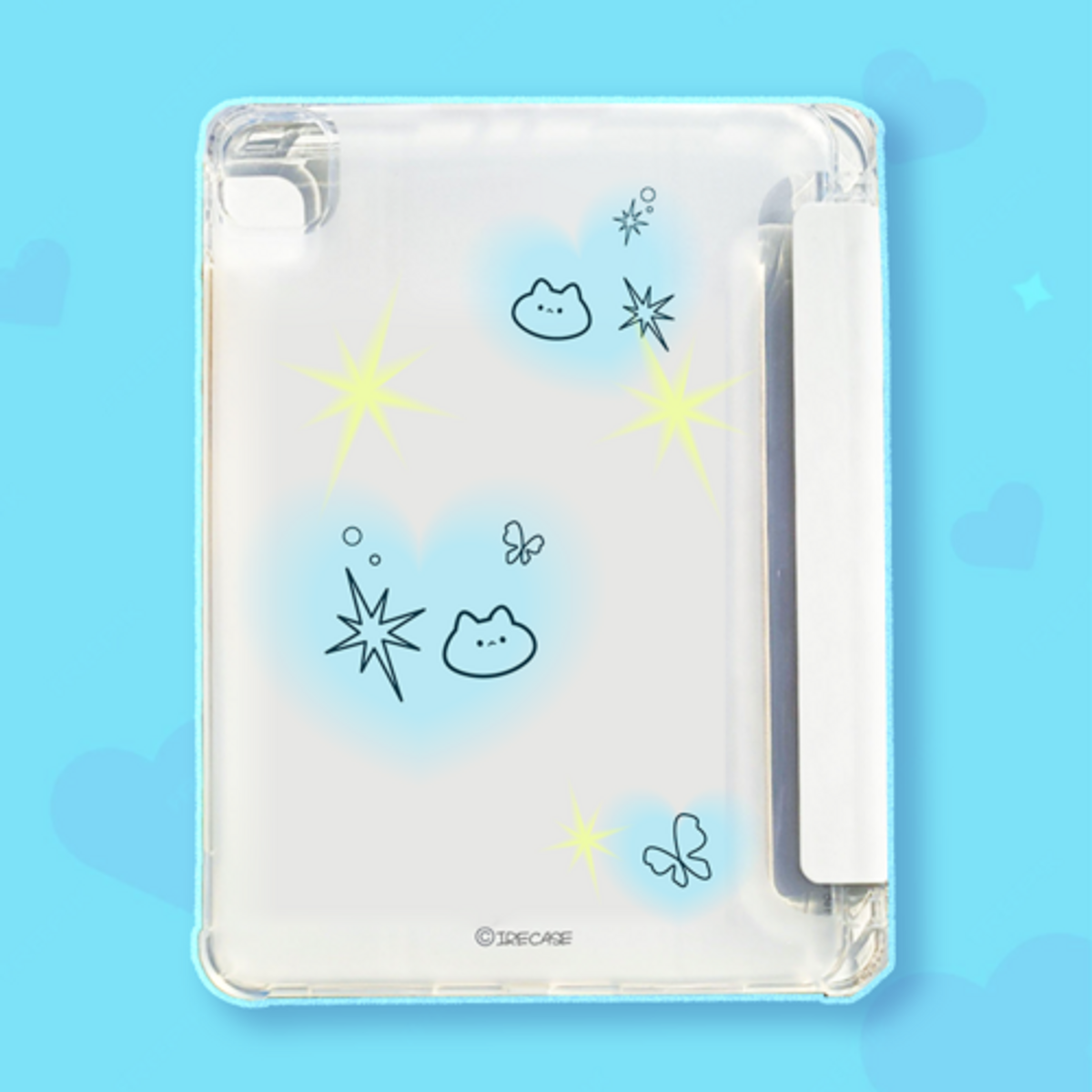 이레케이스앤굿즈(IRECASEGOODS) 하트빔 아이패드 갤럭시탭 애플펜슬 케이스