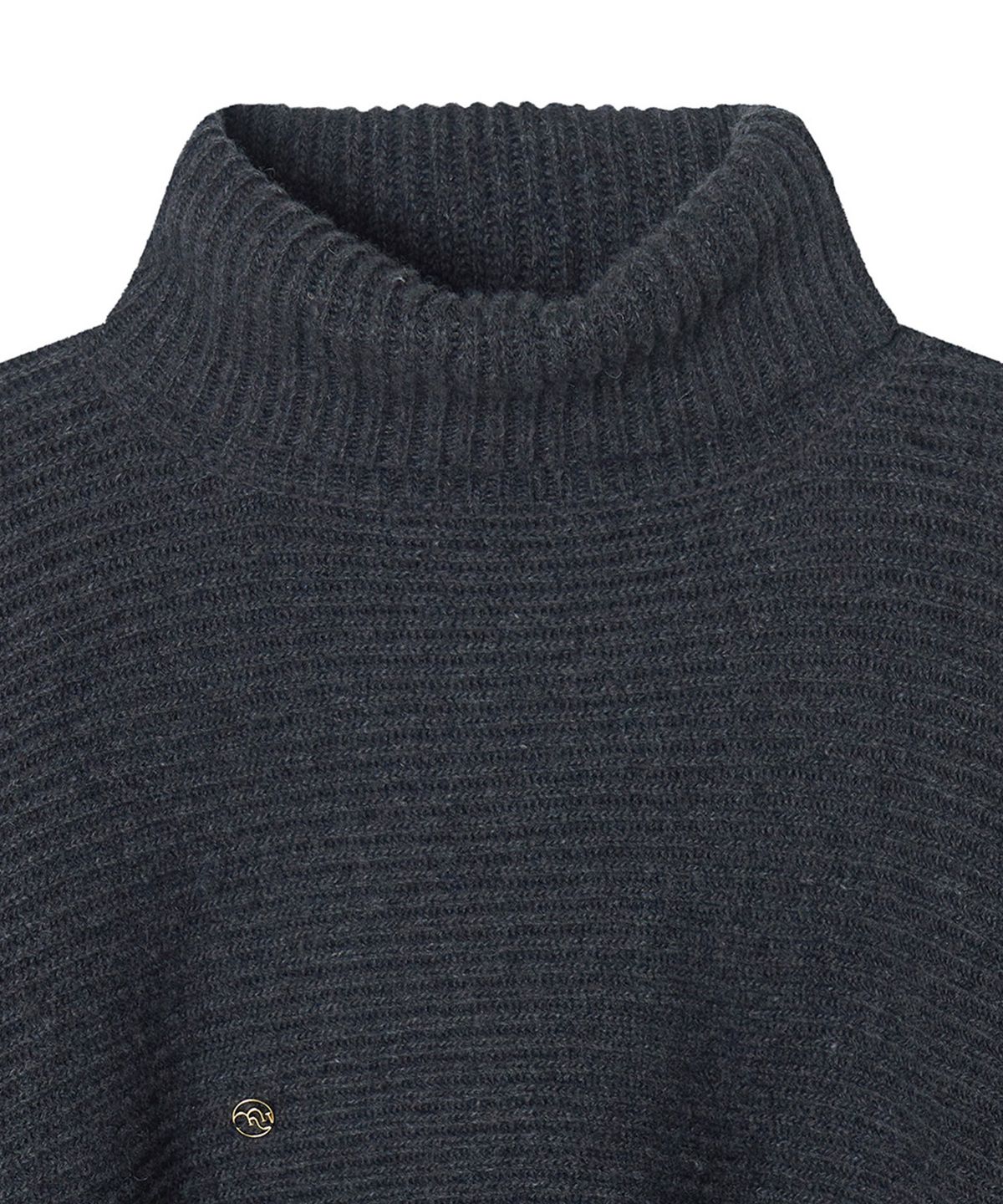 메이버유(MAYVERU) Temp Turtleneck Wool Cape Knitwear _ Gray