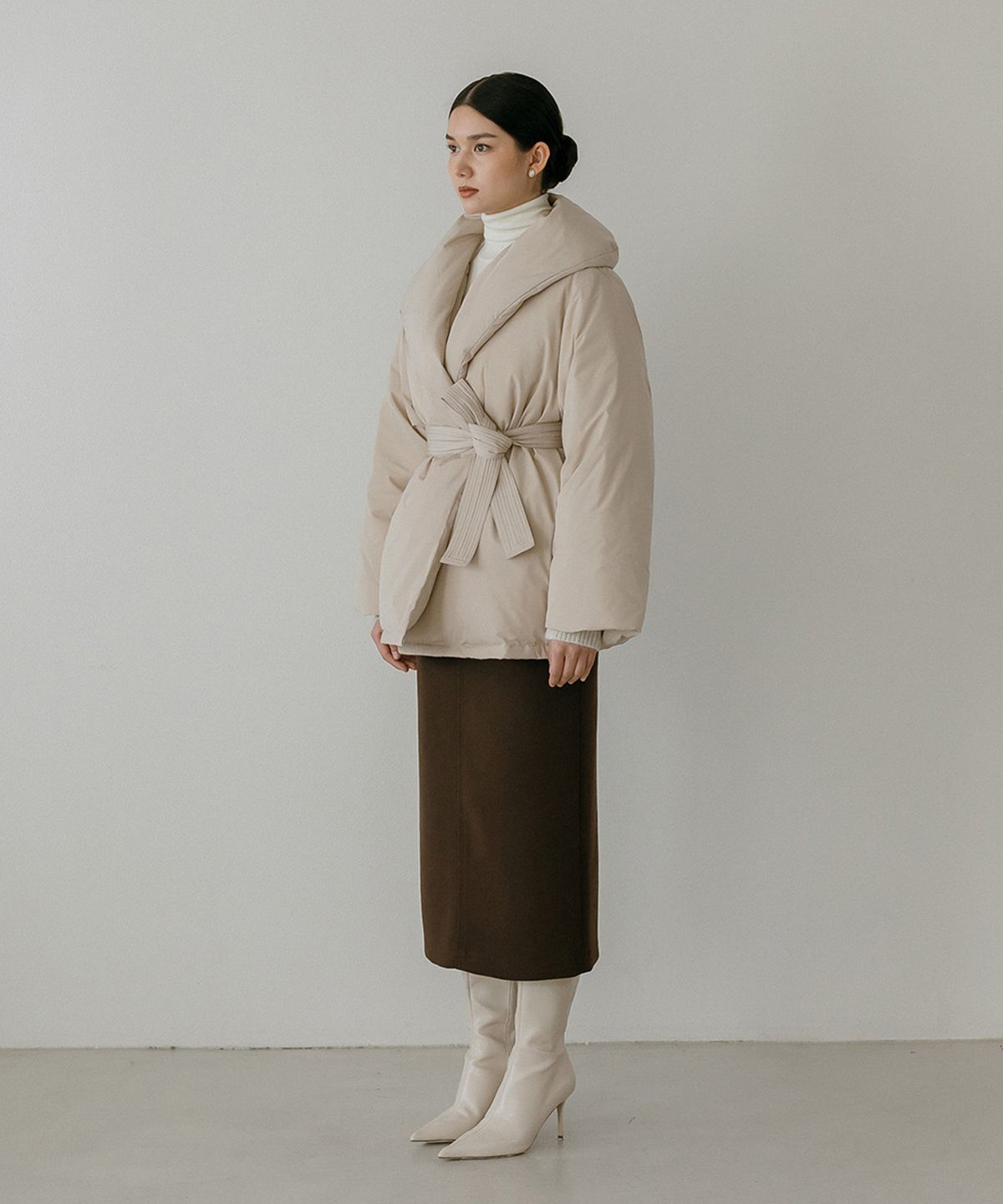 메이버유(MAYVERU) Walters Padding Jumper _ Beige
