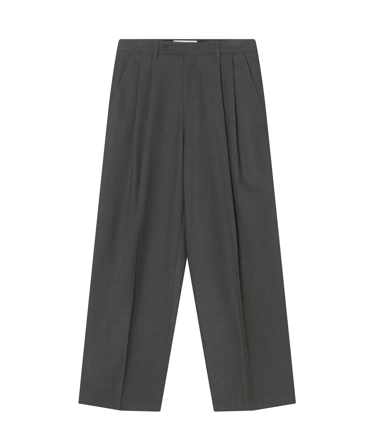 메이버유(MAYVERU) Flat Pintuck Slacks _ Gray