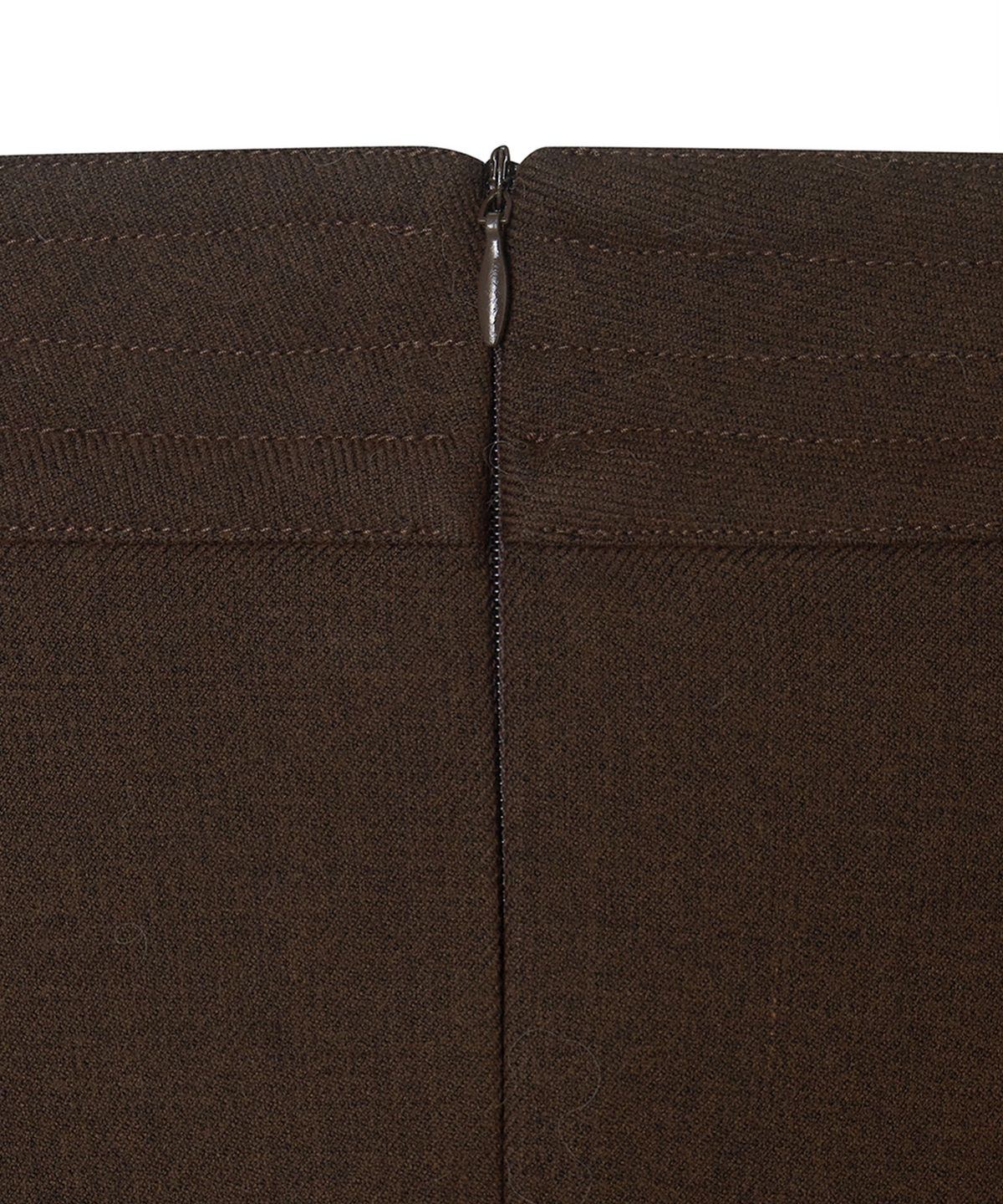 메이버유(MAYVERU) Novelle Stitch Skirt _ Brown