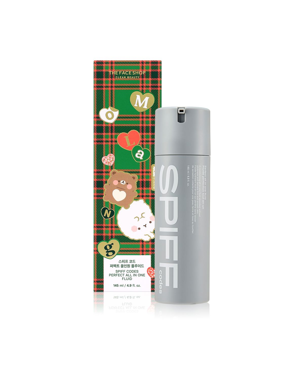 더페이스샵(THE FACE SHOP) 스피프코드 퍼펙트 올인원 플루이드 145ml (몰랑이 에디션)