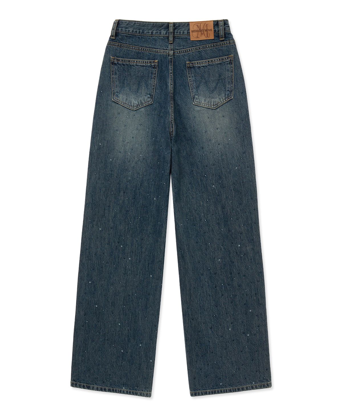 미드나잇 무브(MIDNIGHT MOVE) cubic wd pants [blue]