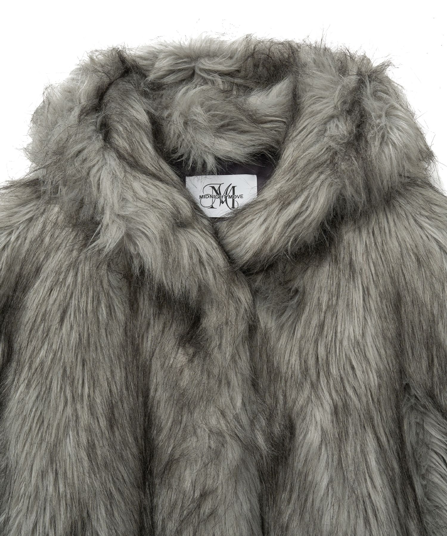 MUSINSA公式 | MIDNIGHT MOVE fur jumper [dark grey]