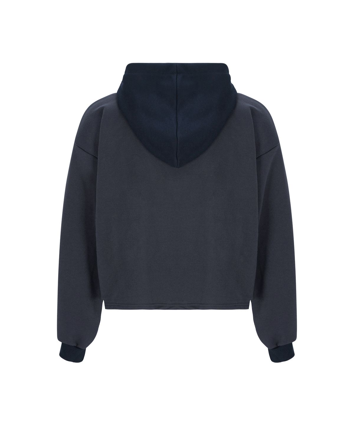 엔드파이브클럽(ANDFIVECLUB) double logo cigarétte pocket hood zip-up[grey]