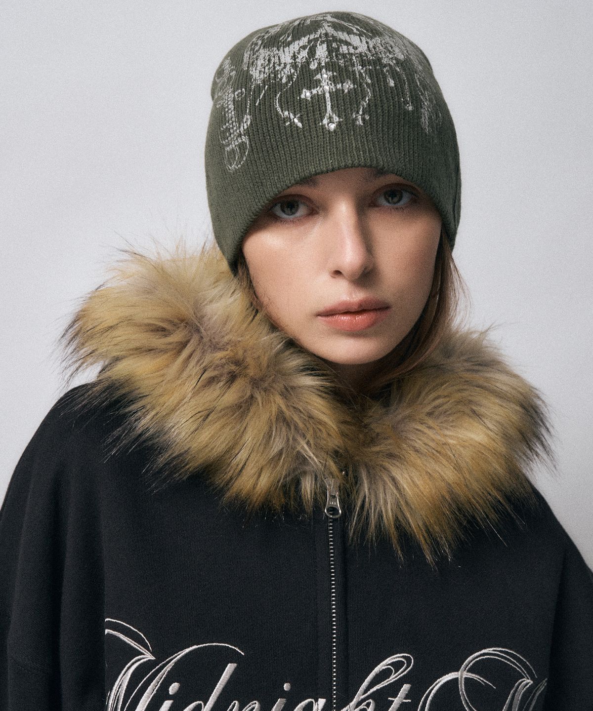 미드나잇 무브(MIDNIGHT MOVE) maria beanie [khaki]