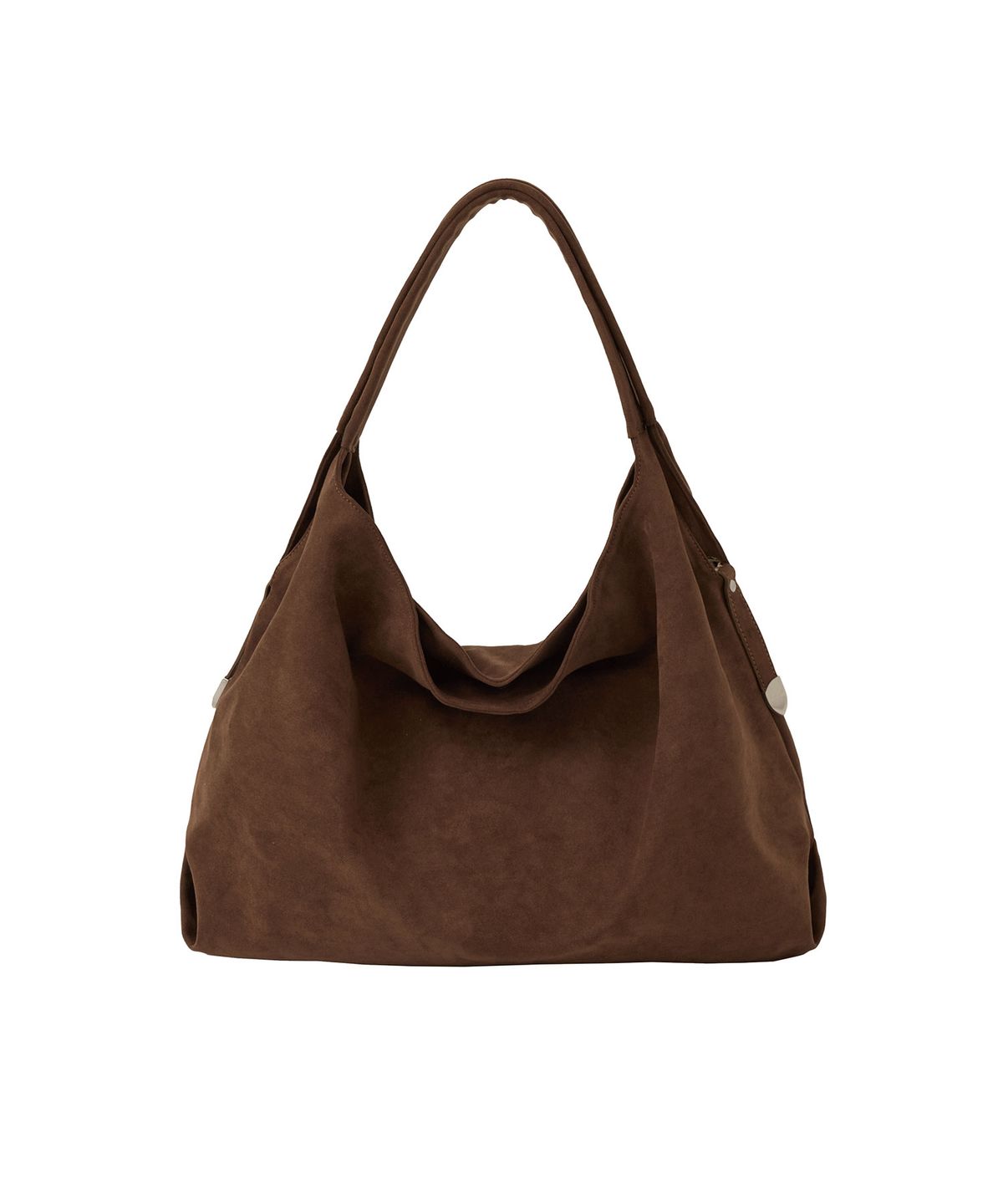 샌드뮤지엄(SAND MUSEUM) CACTUS HOBO BAG [Suede Brown]