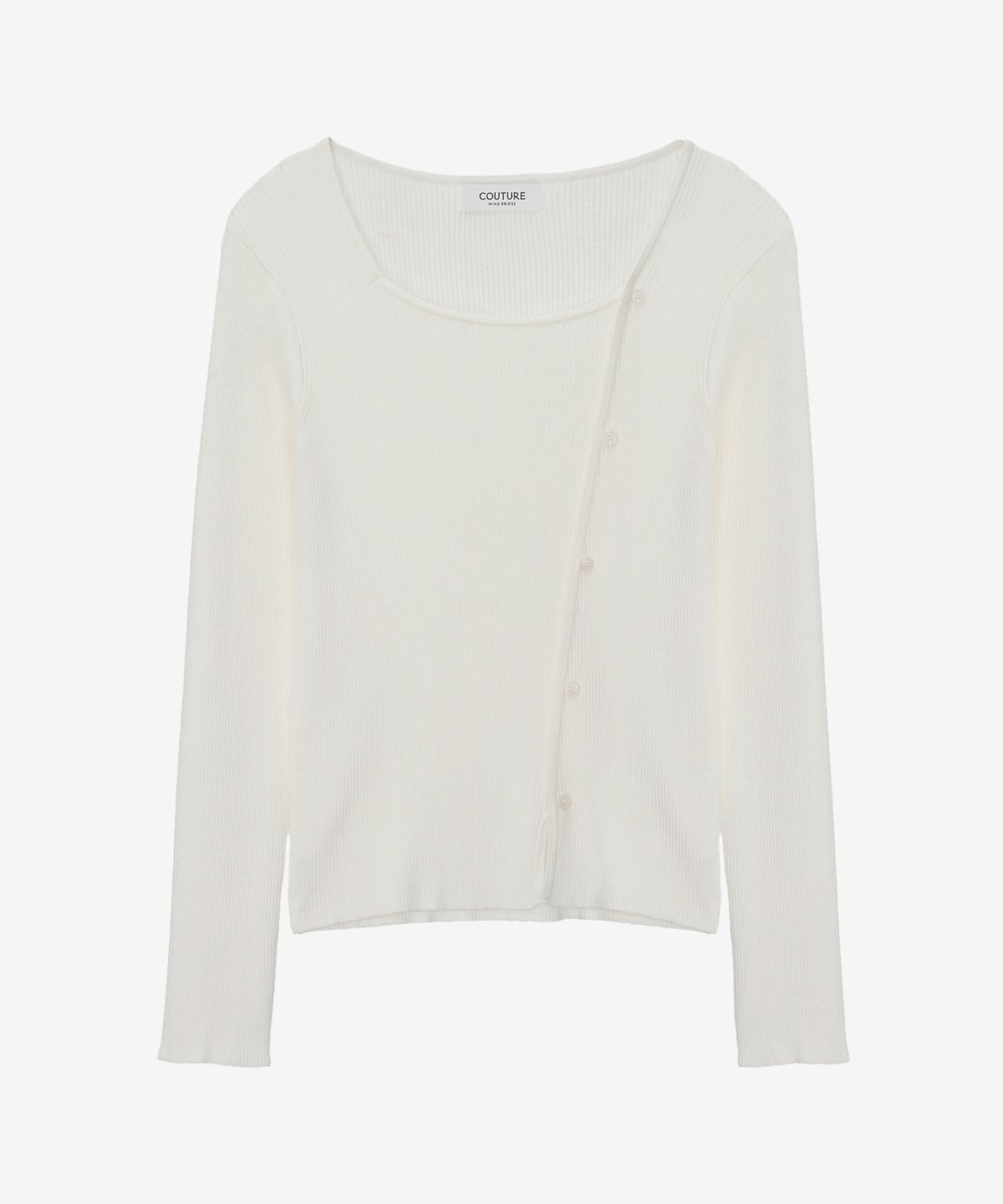 마인드브릿지 우먼(MIND BRIDGE WOMEN) [W][COUTURE]스퀘어넥버튼장식니트 - 3color MYKT6270