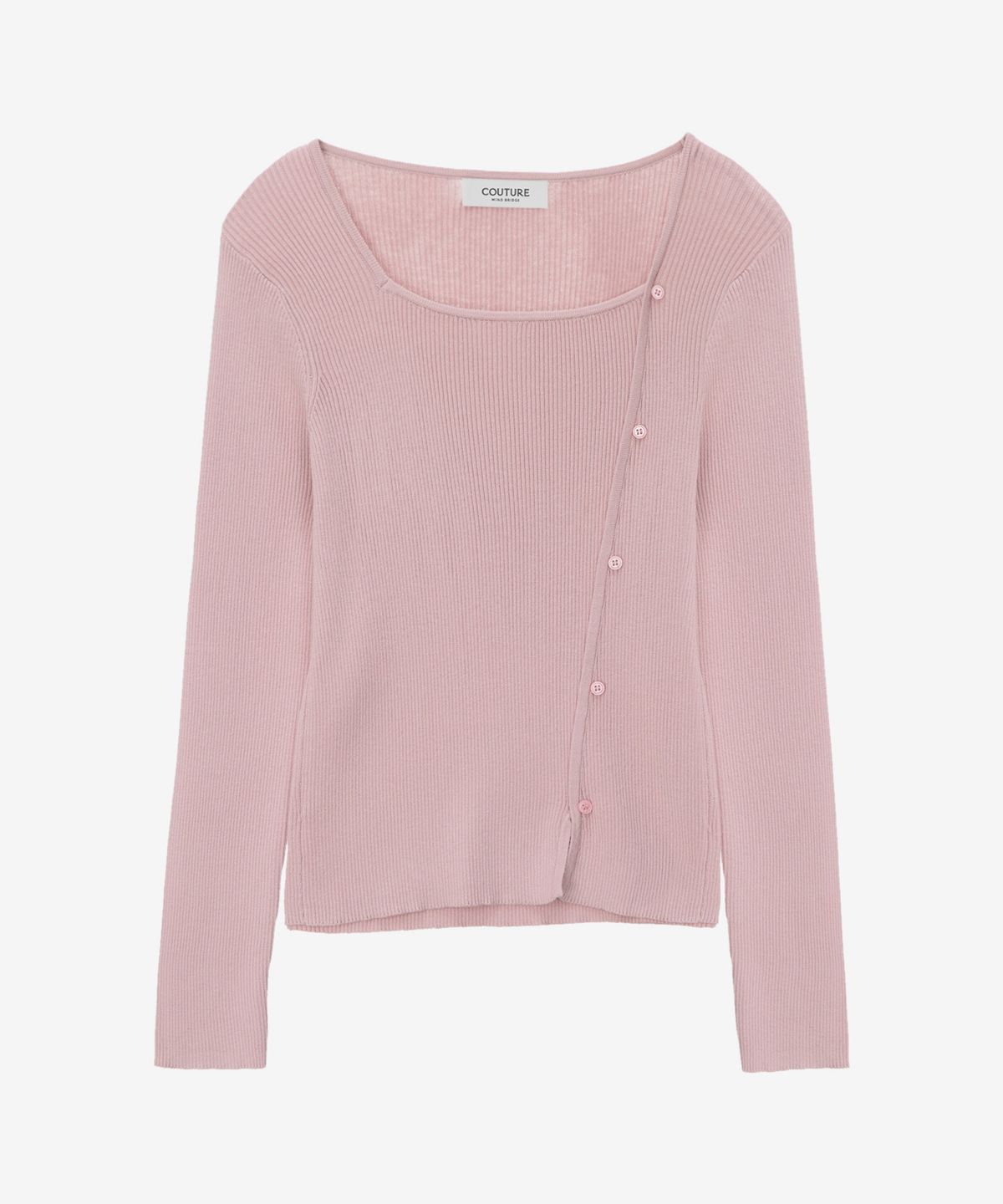 마인드브릿지 우먼(MIND BRIDGE WOMEN) [W][COUTURE]스퀘어넥버튼장식니트 - 3color MYKT6270