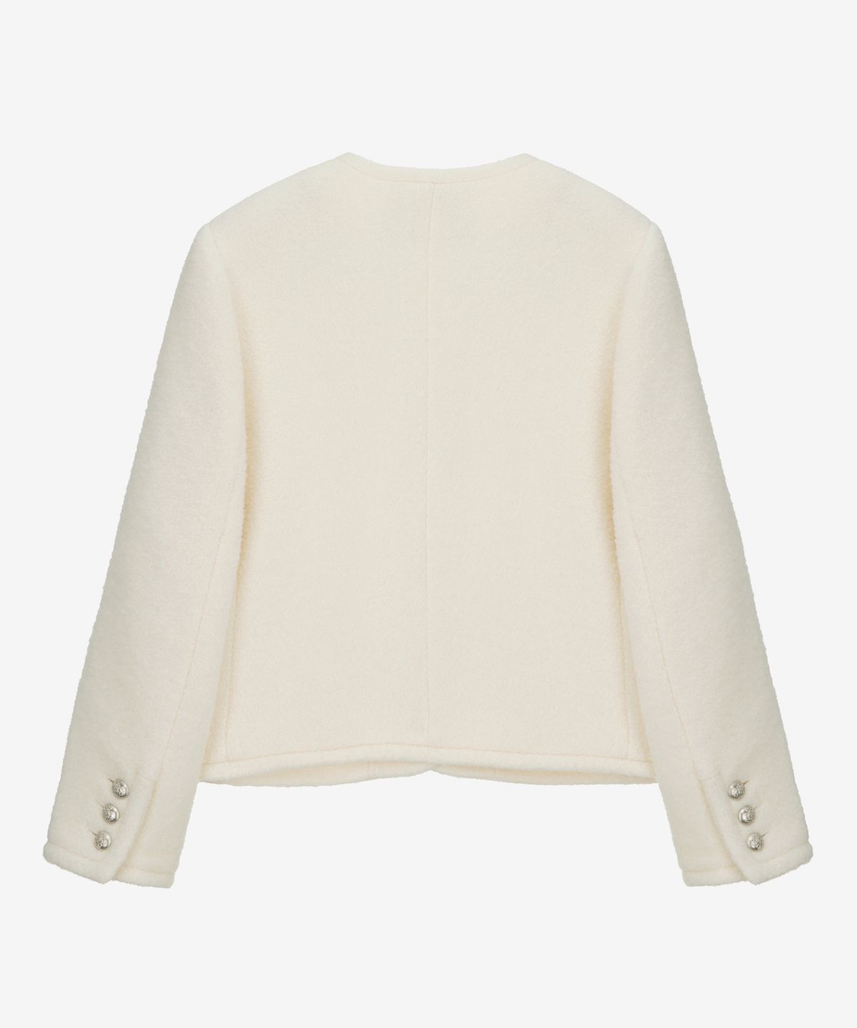 마인드브릿지 우먼(MIND BRIDGE WOMEN) [W][COUTURE]부클 라운드넥 자켓 - 2color