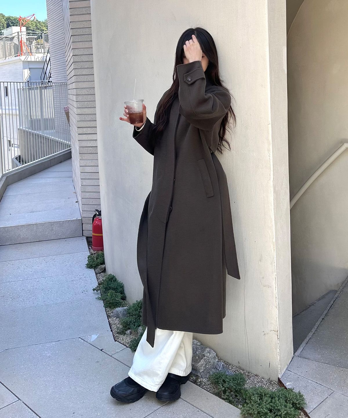 마인드브릿지 우먼(MIND BRIDGE WOMEN) [W][COUTURE]핸드메이드벨티드맥코트 - 3color MYCA8271