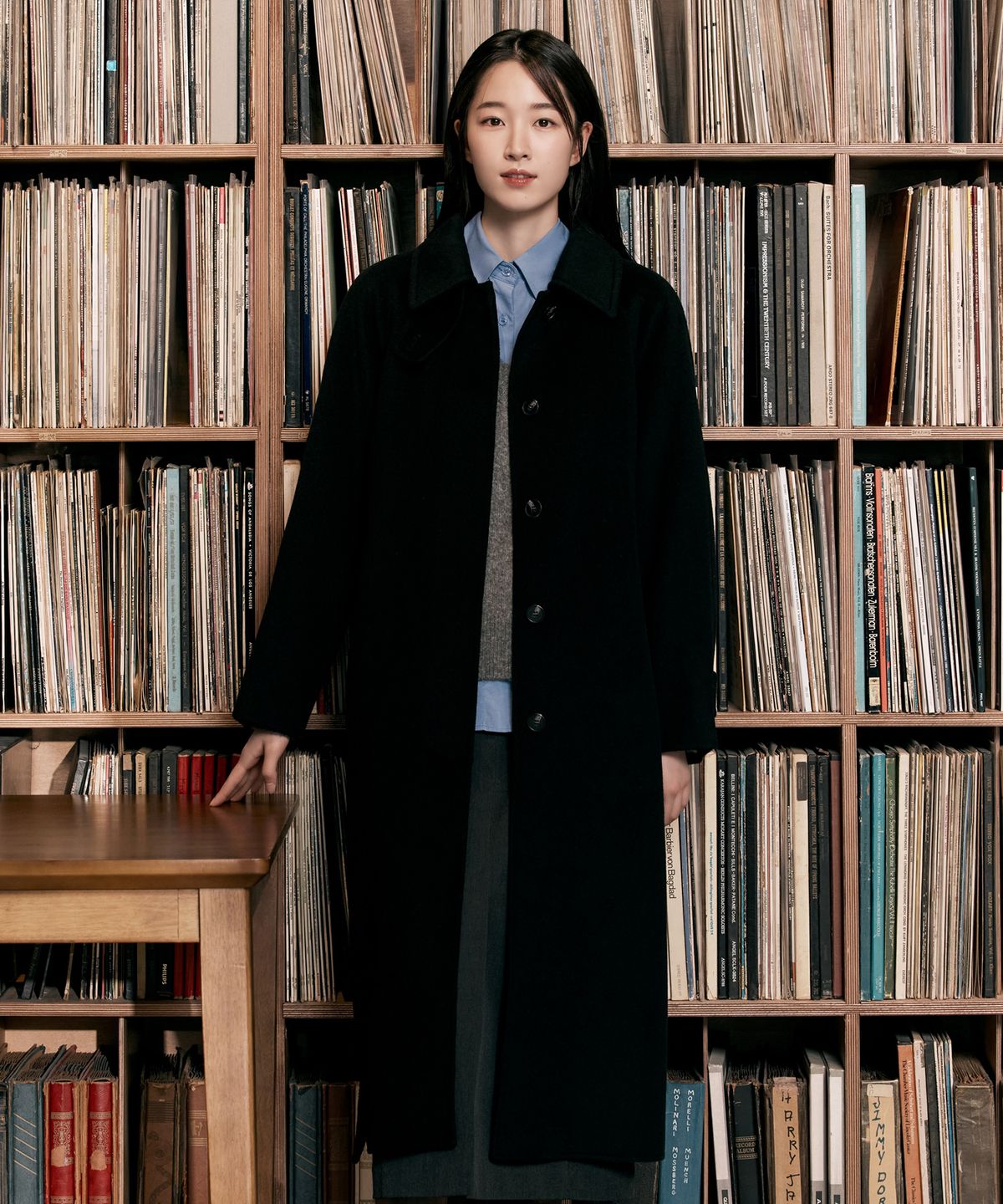 마인드브릿지 우먼(MIND BRIDGE WOMEN) [W][COUTURE]핸드메이드벨티드맥코트 - 3color MYCA8271