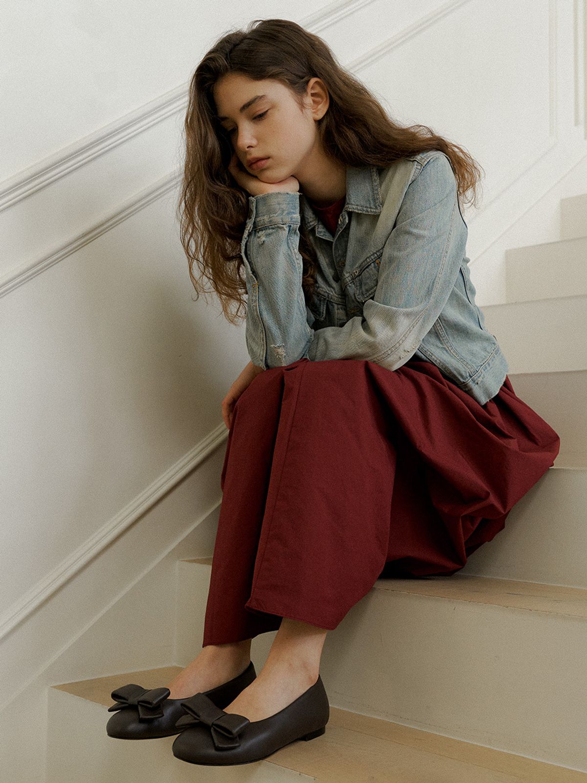 더조히(THE JOHI) Padded Ribbon Flats_7 Colors