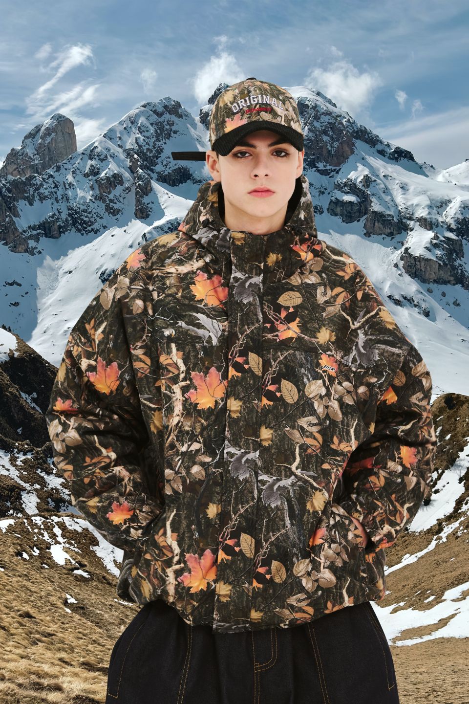 MUSINSA公式 | BSRABBIT オリジナルビエスアールフードパーカー