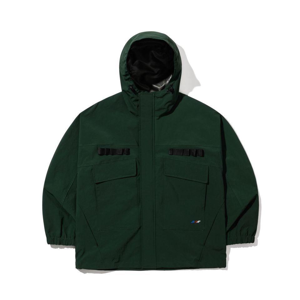 BSRABBIT 緑色 Lサイズ MUSINSA公式 | BSRABBIT Refined Hooded Jacket Dark Green