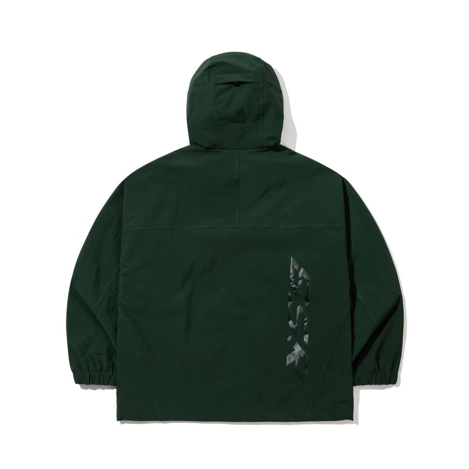 MUSINSA公式 | BSRABBIT Refined Hooded Jacket Dark Green