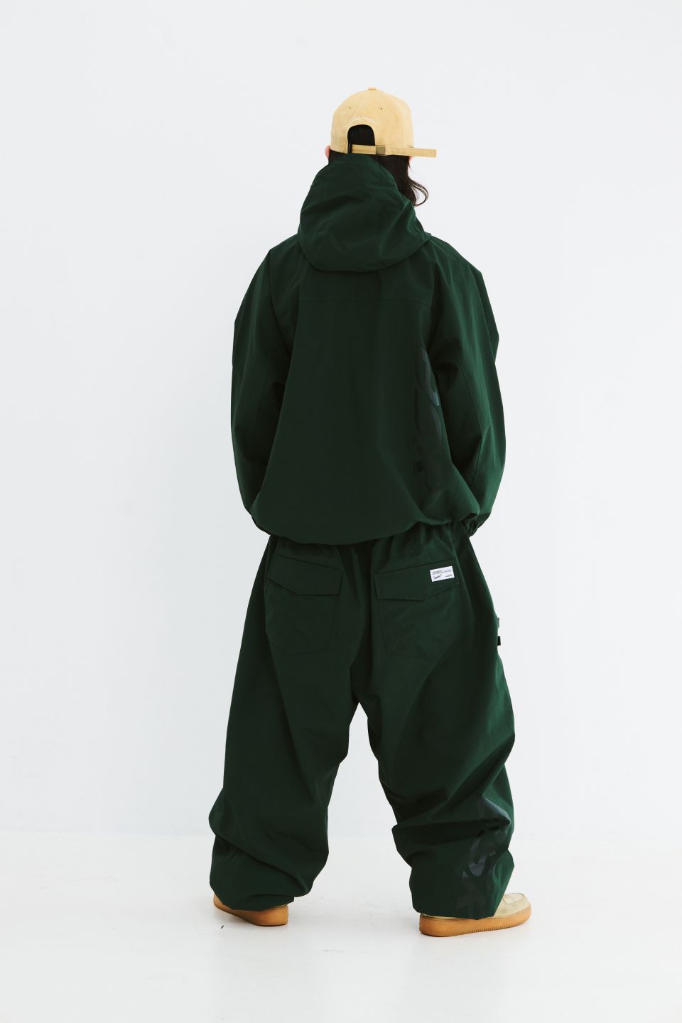 MUSINSA公式 | BSRABBIT Refined Hooded Jacket Dark Green