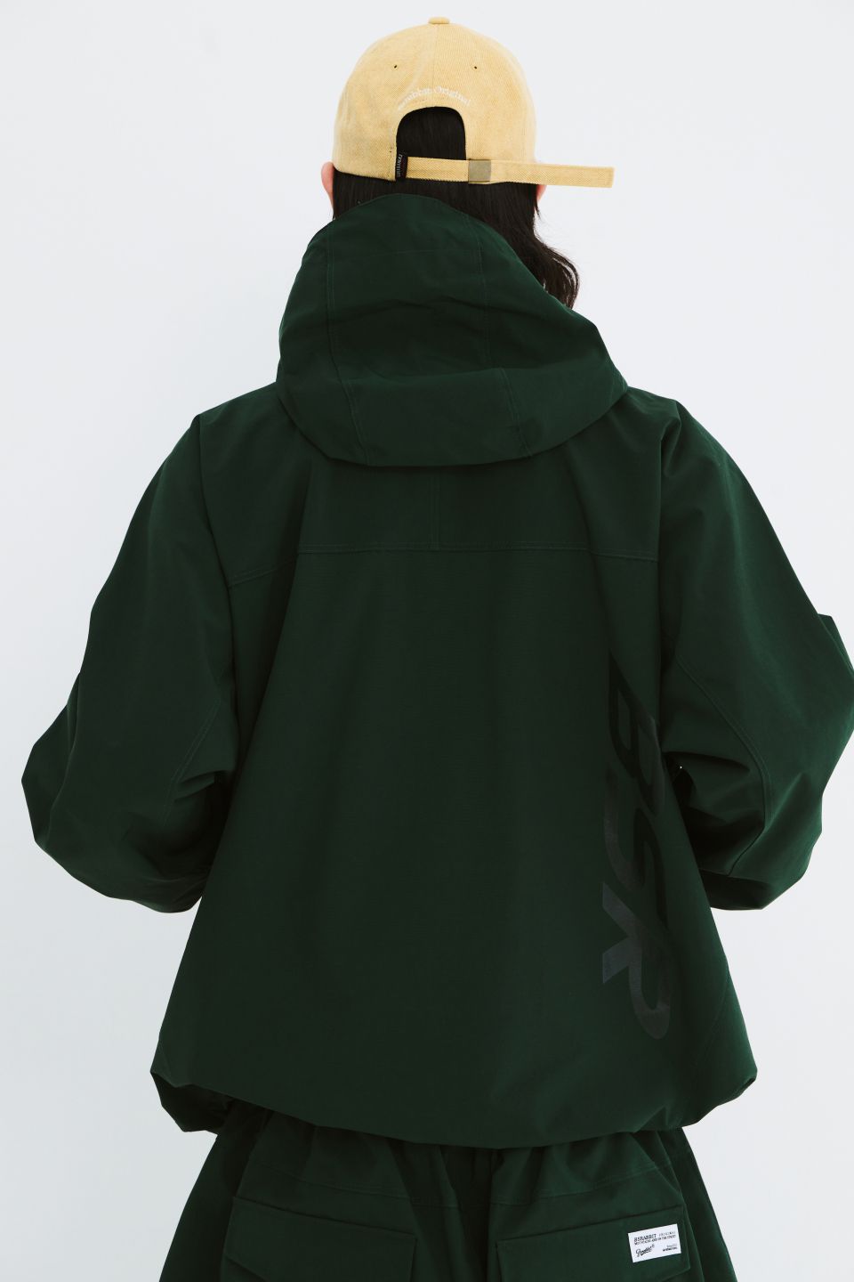 MUSINSA公式 | BSRABBIT Refined Hooded Jacket Dark Green