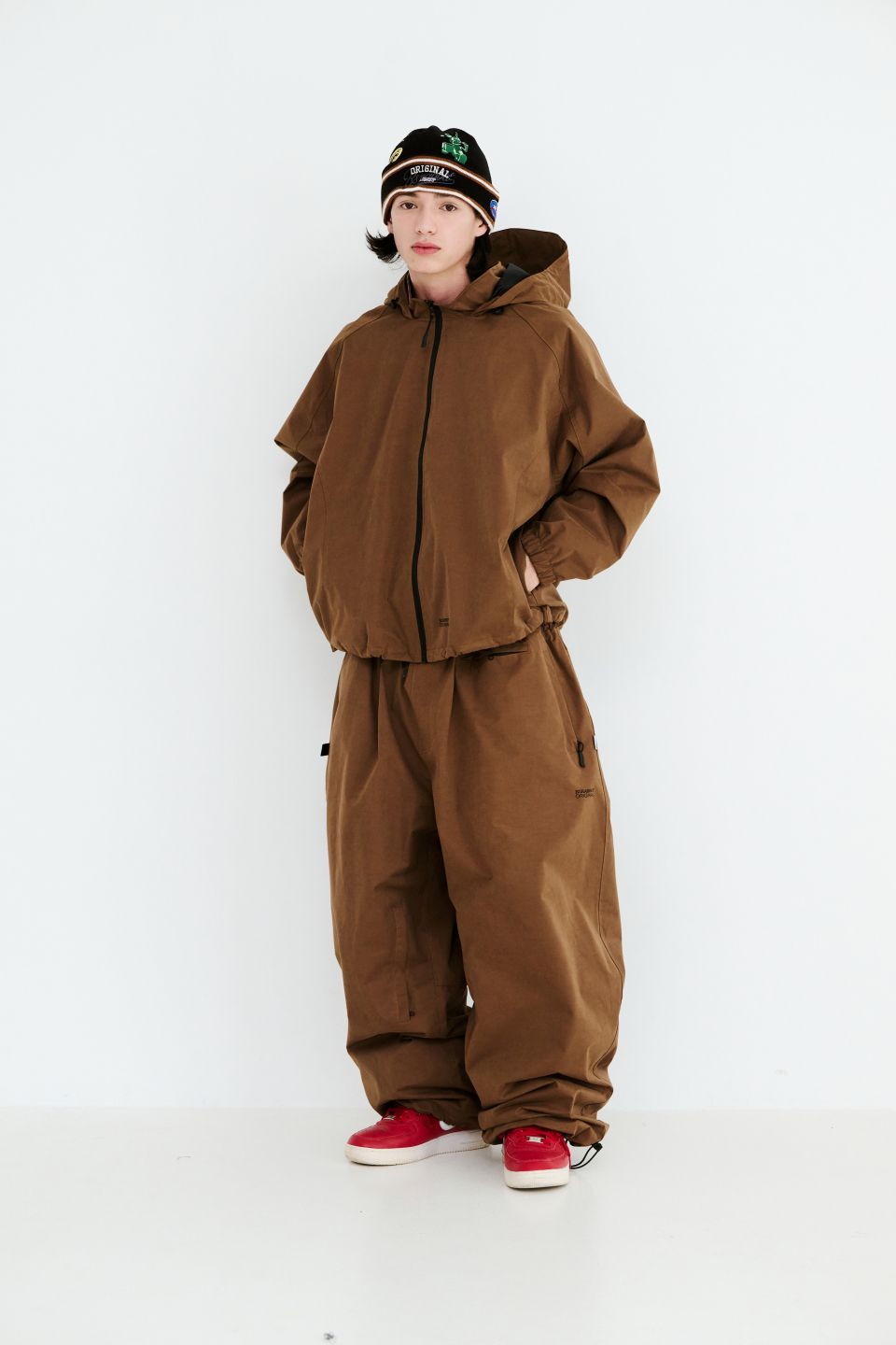 MUSINSA公式 | BSRABBIT ソフトピーチフードパーカージャケットライト