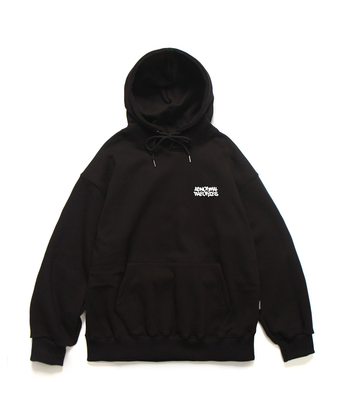 앱놀머씽(ABNORMALTHING) 태깅 후드 블랙 (TAGGING HOOD BLACK)