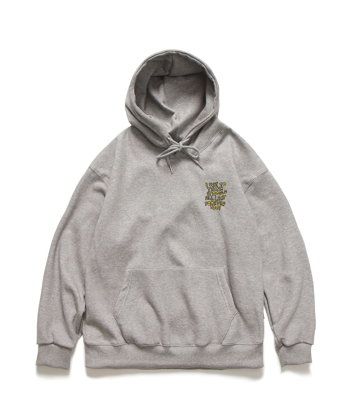 앱놀머씽(ABNORMALTHING) 타이포그래피 후드 블랙 (TYPOGRAPHY HOOD BLACK)