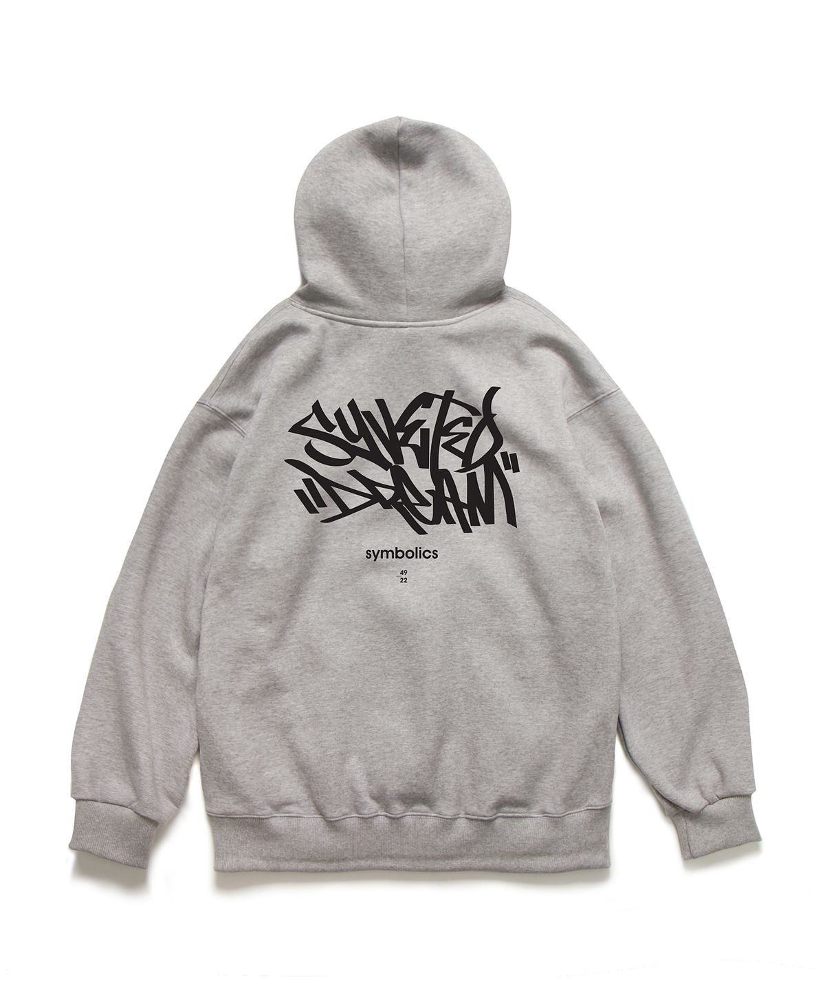 앱놀머씽(ABNORMALTHING) SYD 태깅 후드 라이트그레이 (SYD TAGGING HOOD LIGHT GREY)