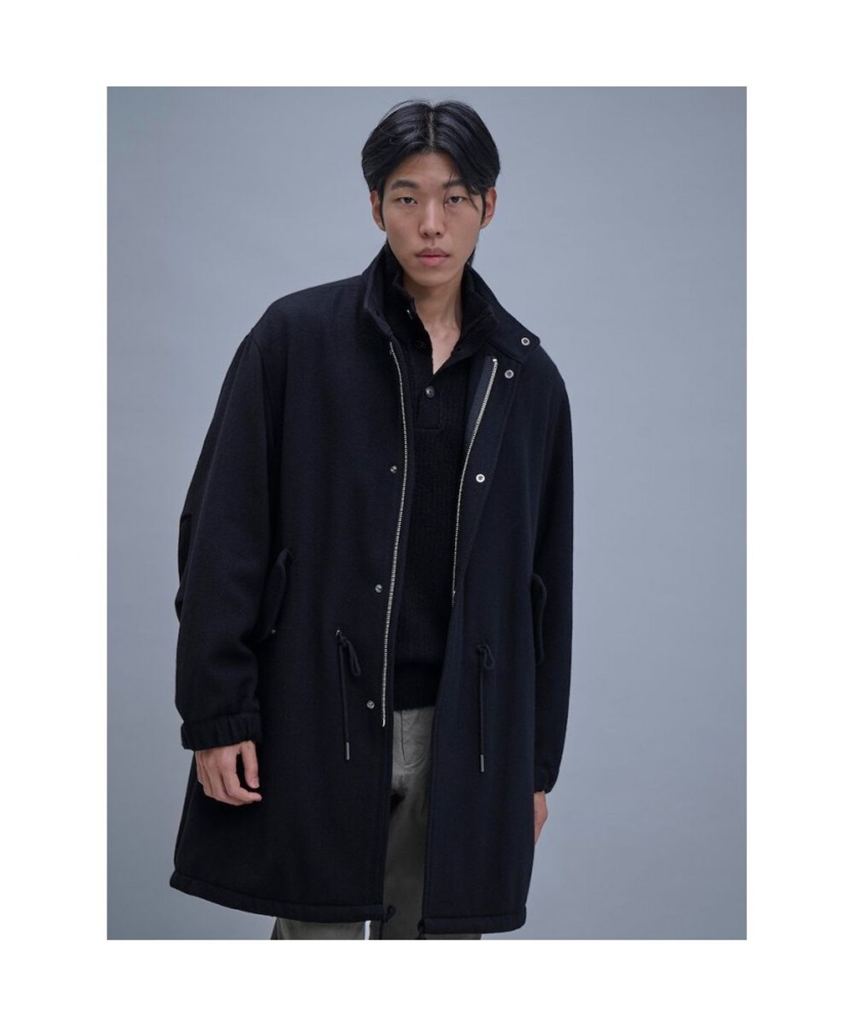 시프트지(SHIFT.G) Wool Parka  Black