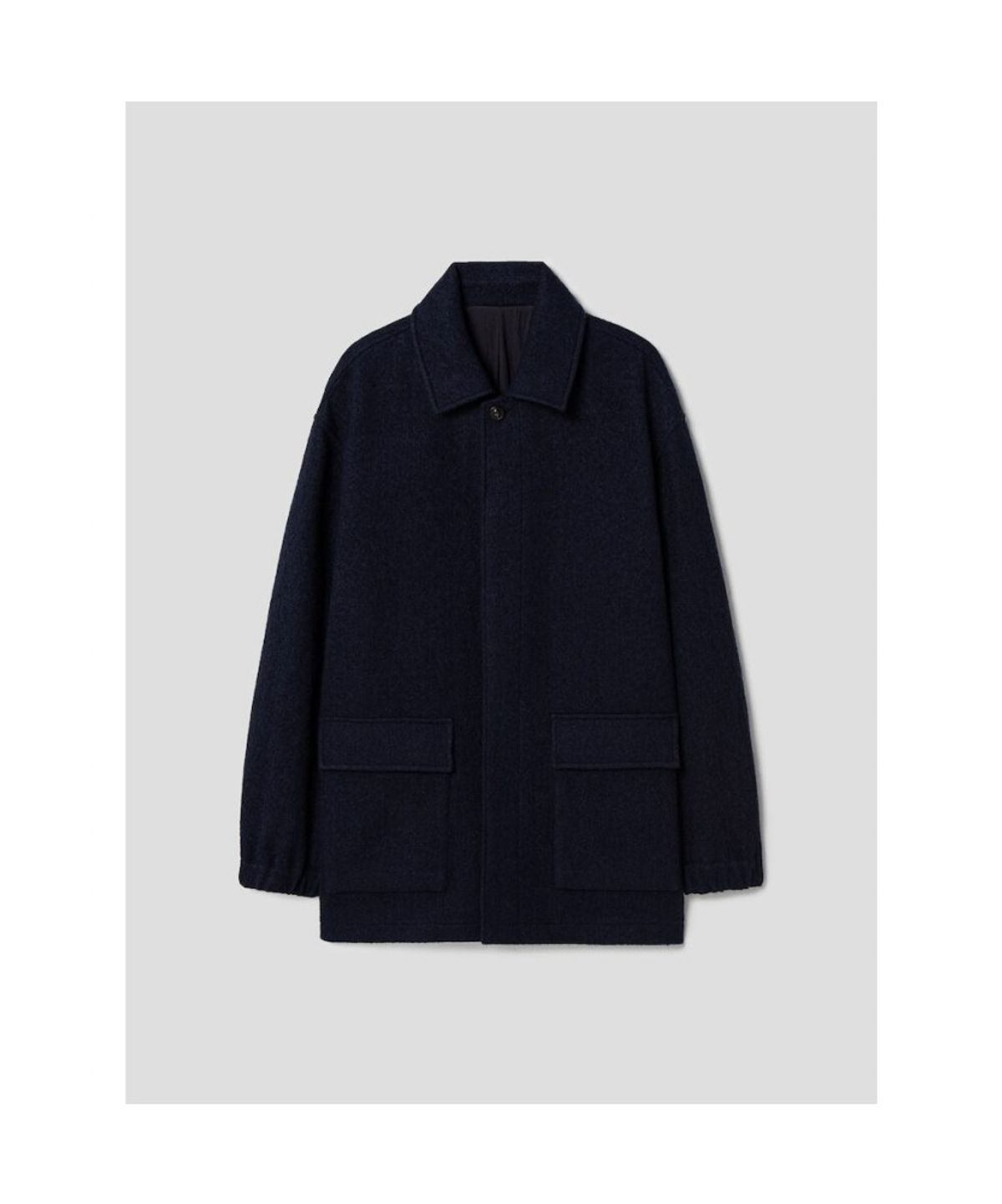 시프트지(SHIFT.G) Wool Safari Coat  Navy
