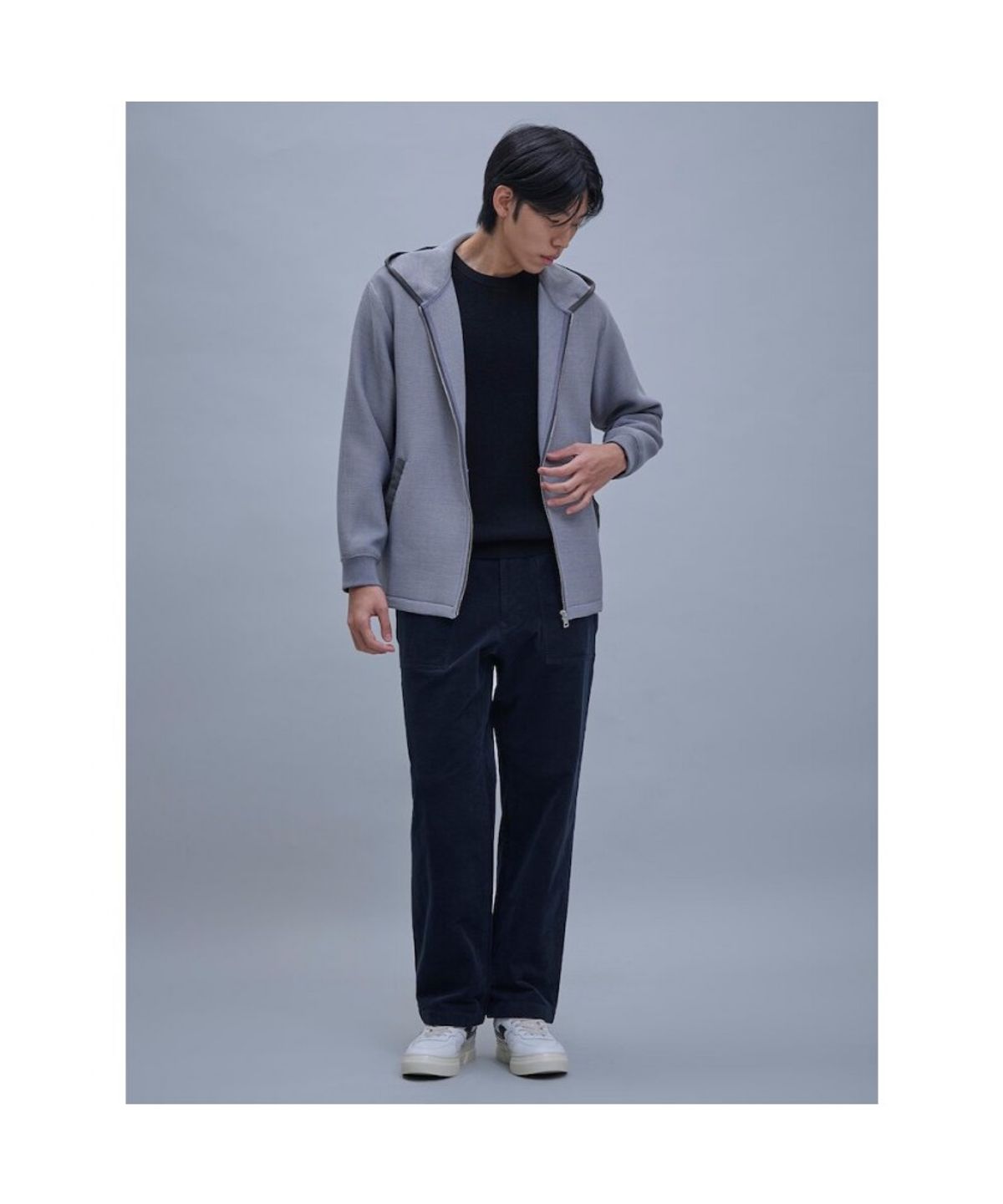시프트지(SHIFT.G) Hoodie Zip Up  Grey
