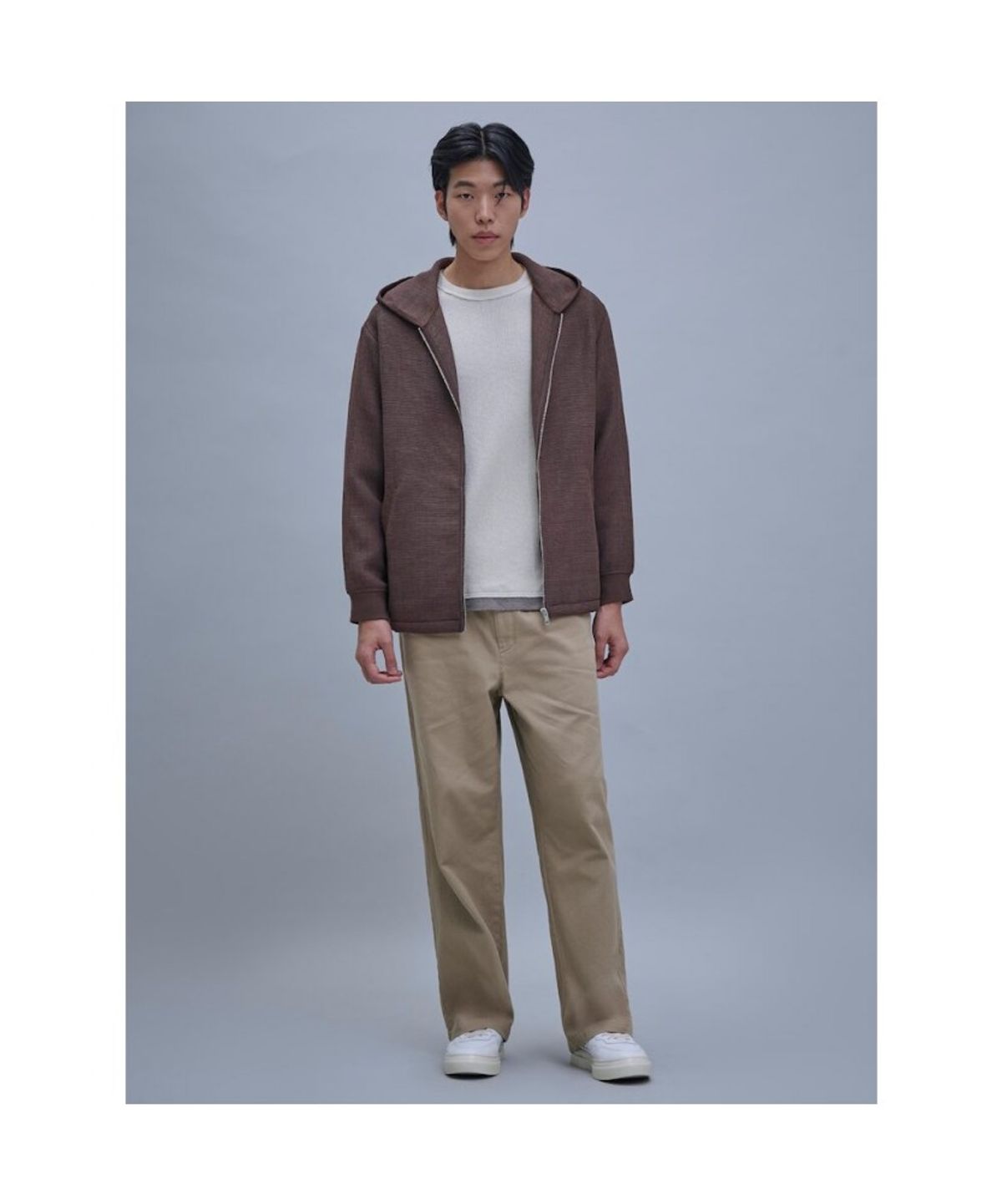 시프트지(SHIFT.G) Hoodie Zip Up  Brown