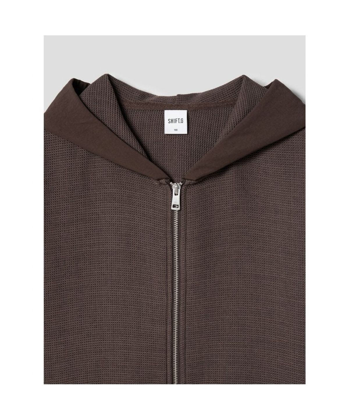 시프트지(SHIFT.G) Hoodie Zip Up  Brown