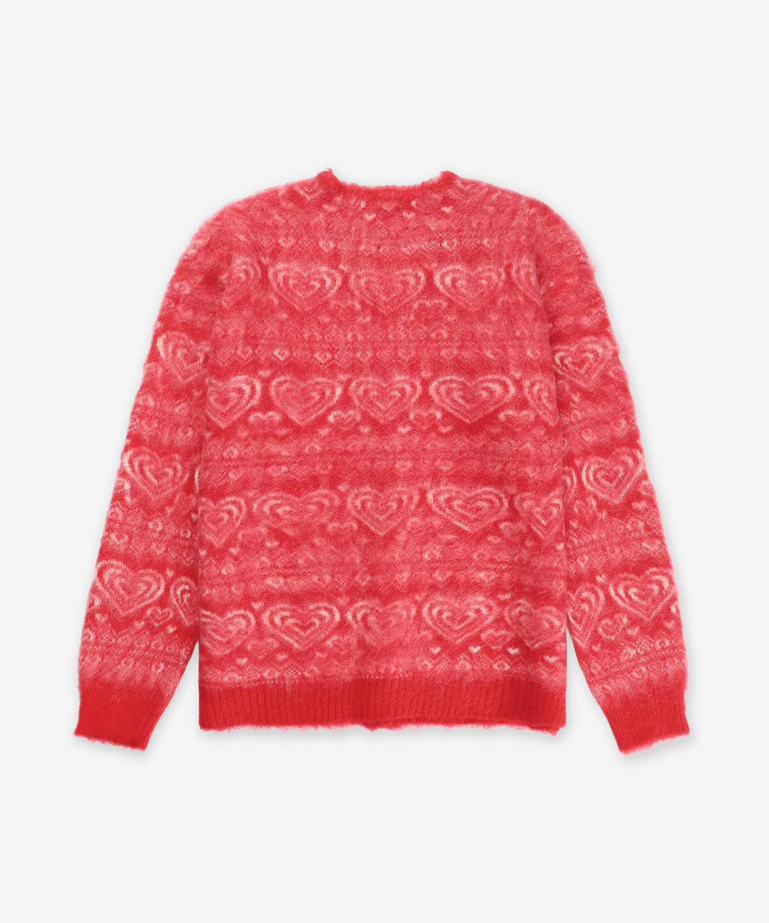 MUSINSA公式 | NEEDLES ハートモヘアカーディガン - レッド / PU313RED
