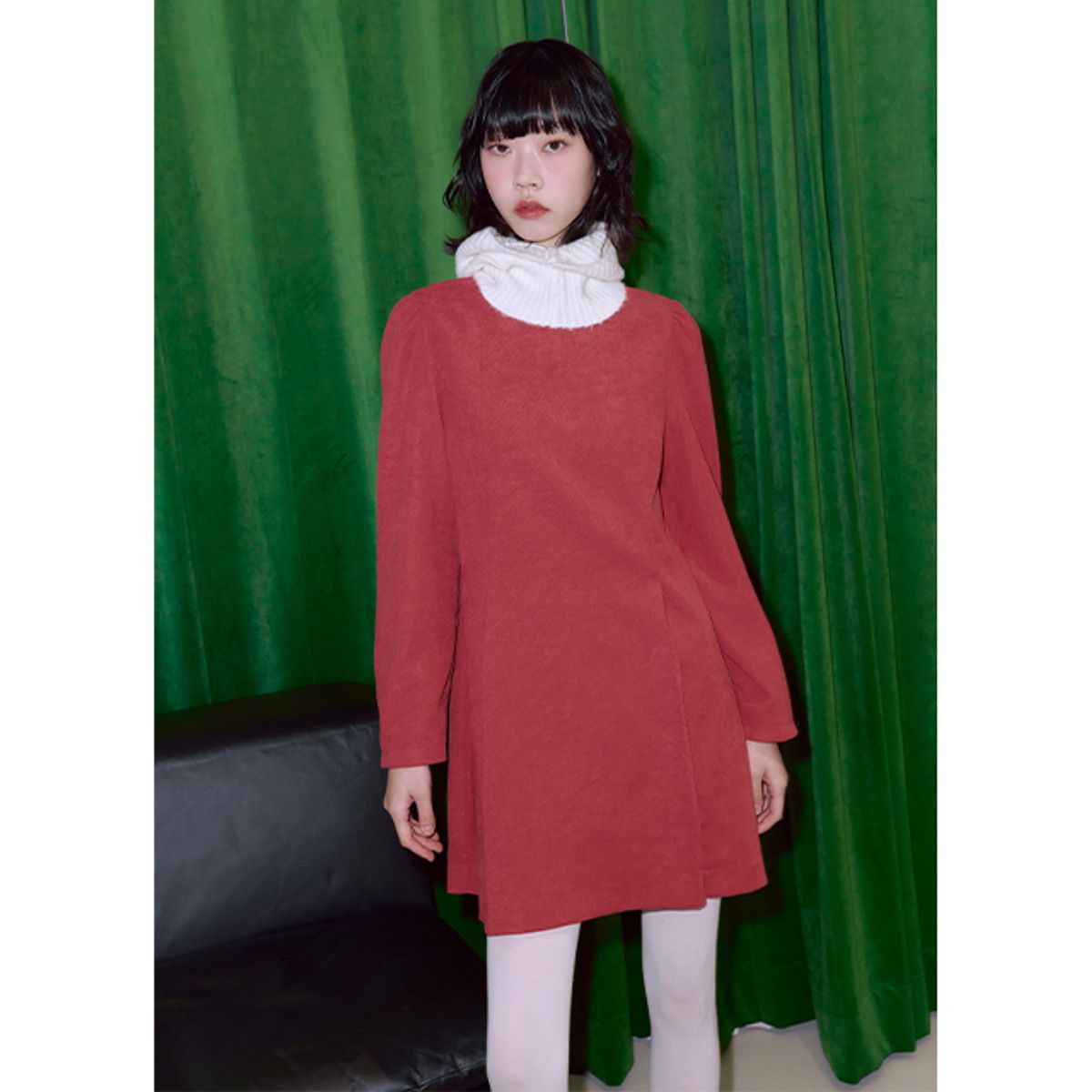 랩(LAP) 앞턱 튜닉형 원피스 AQ4WOA67